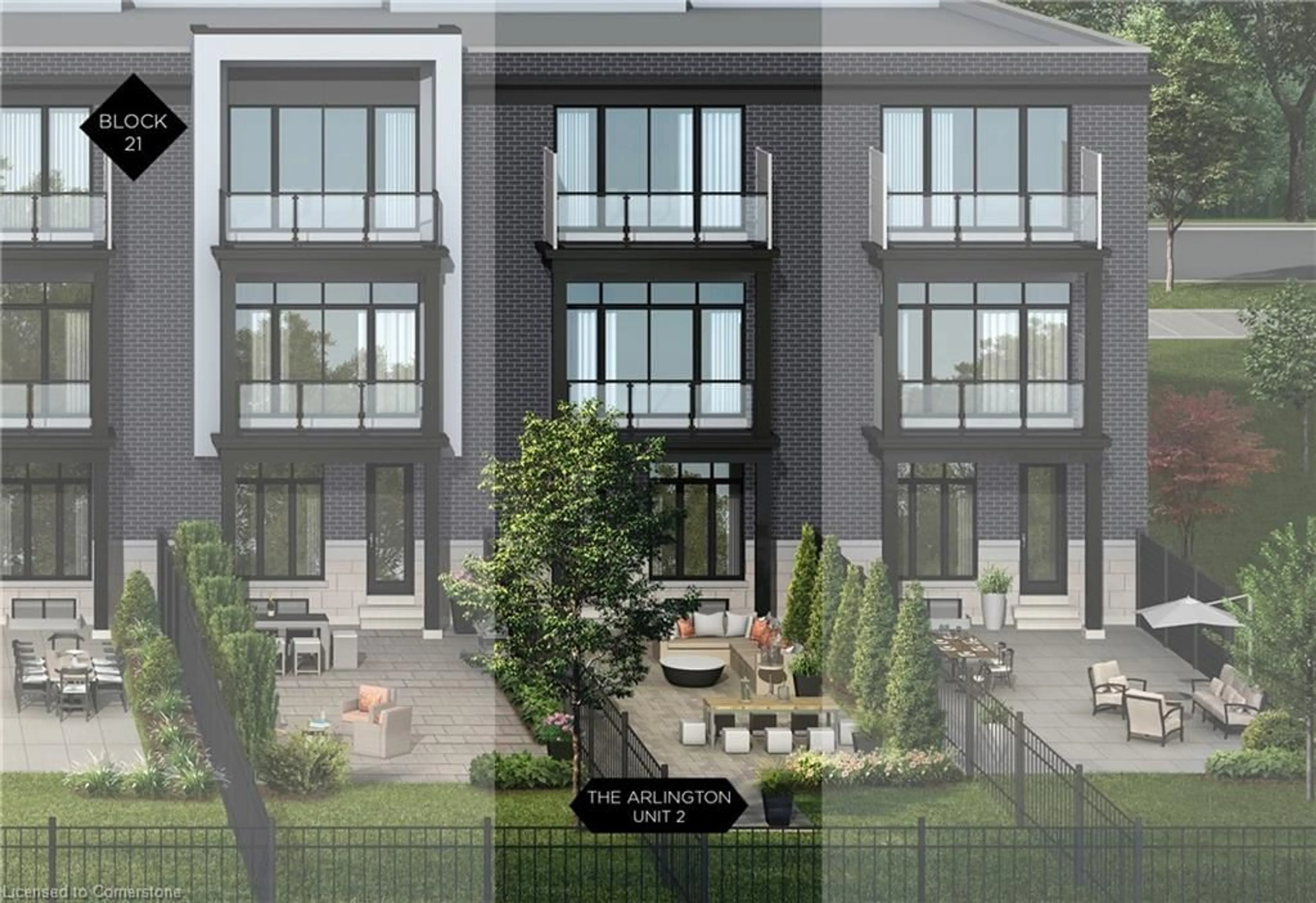 Patio, building for 21 Block #2, Oakville Ontario L6J 2B7