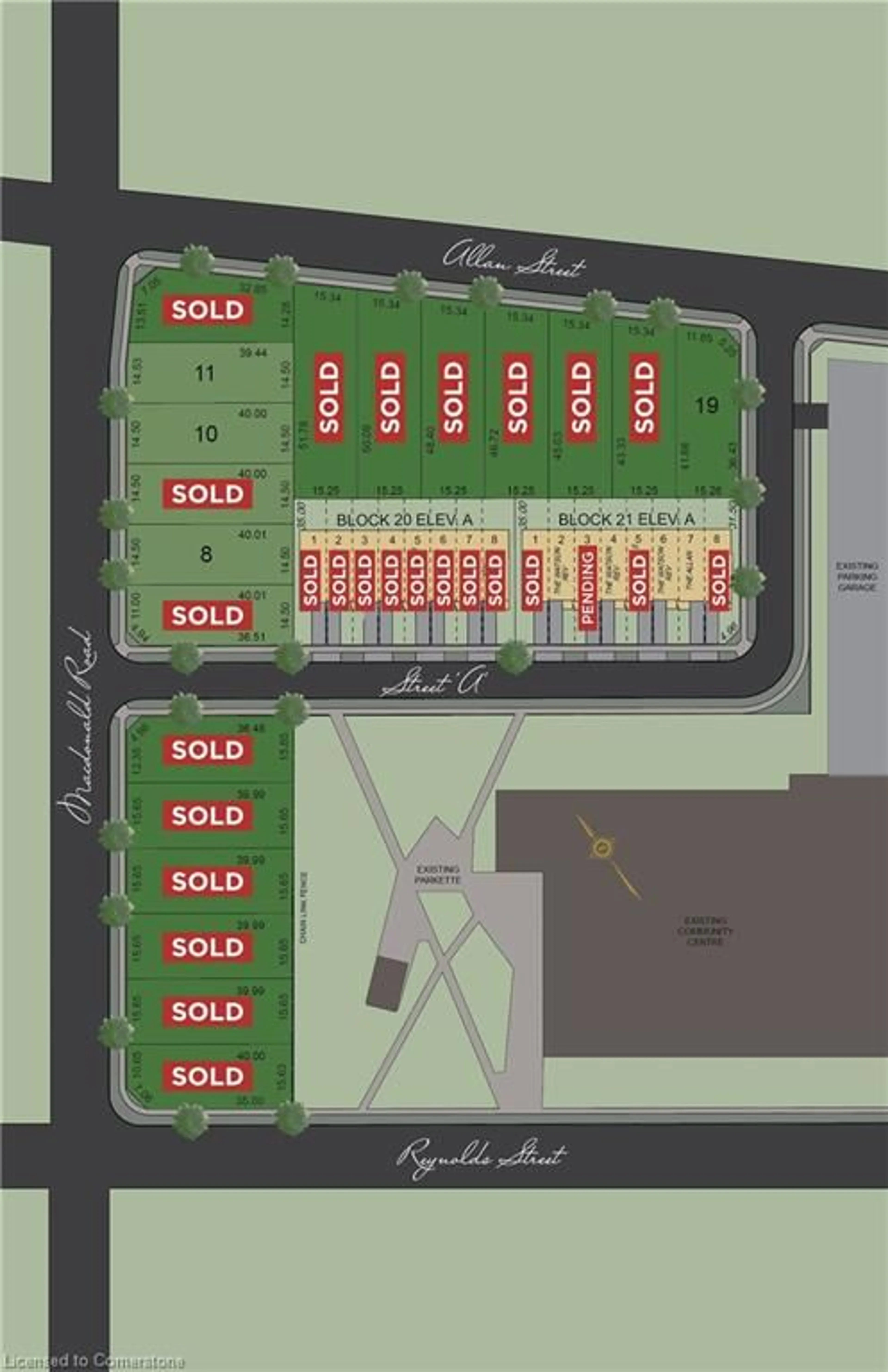 Floor plan for 21 Block #2, Oakville Ontario L6J 2B7