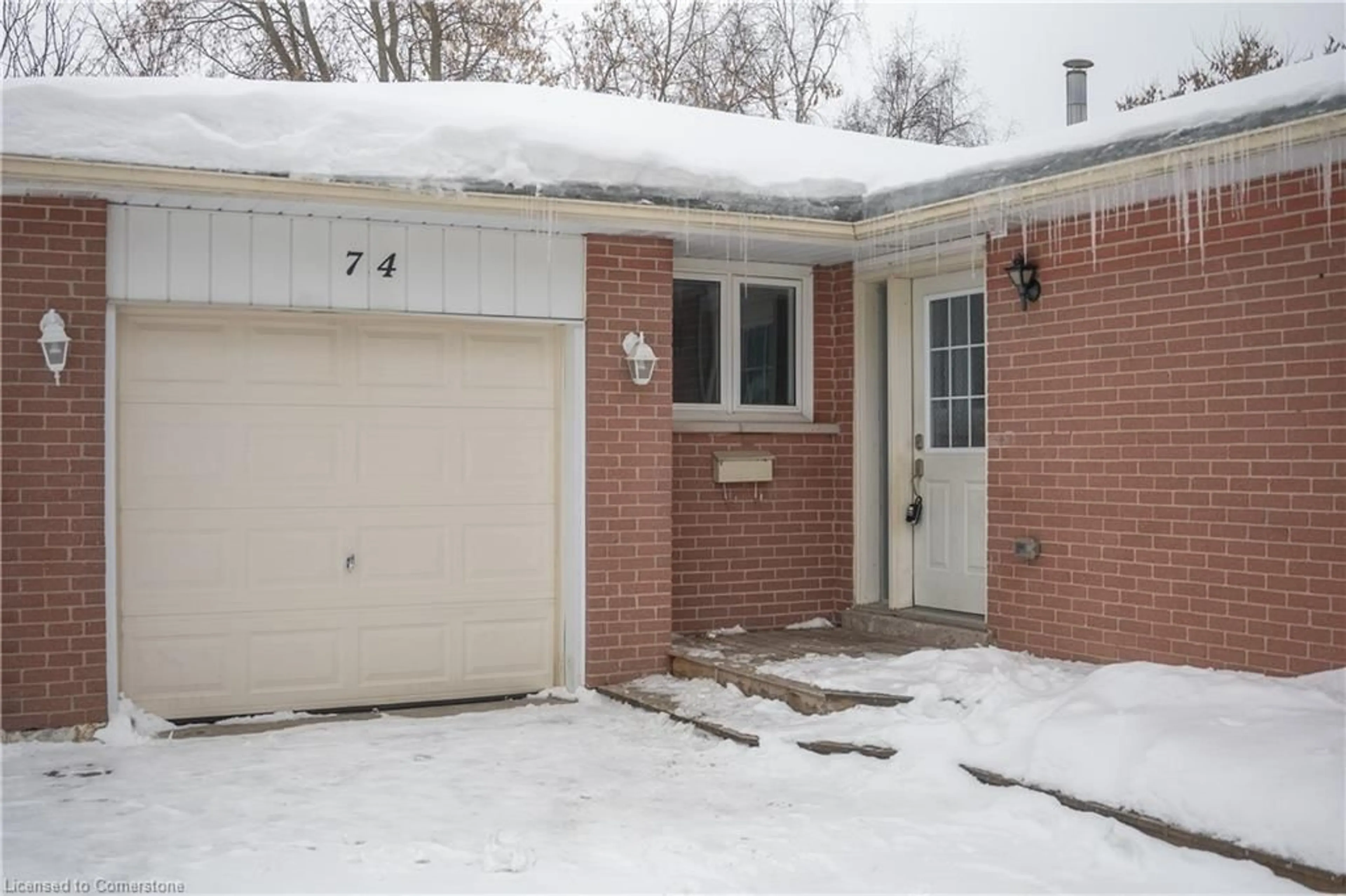 Home with brick exterior material, street for 74 Edelwild Dr, Orangeville Ontario L9W 2Y7