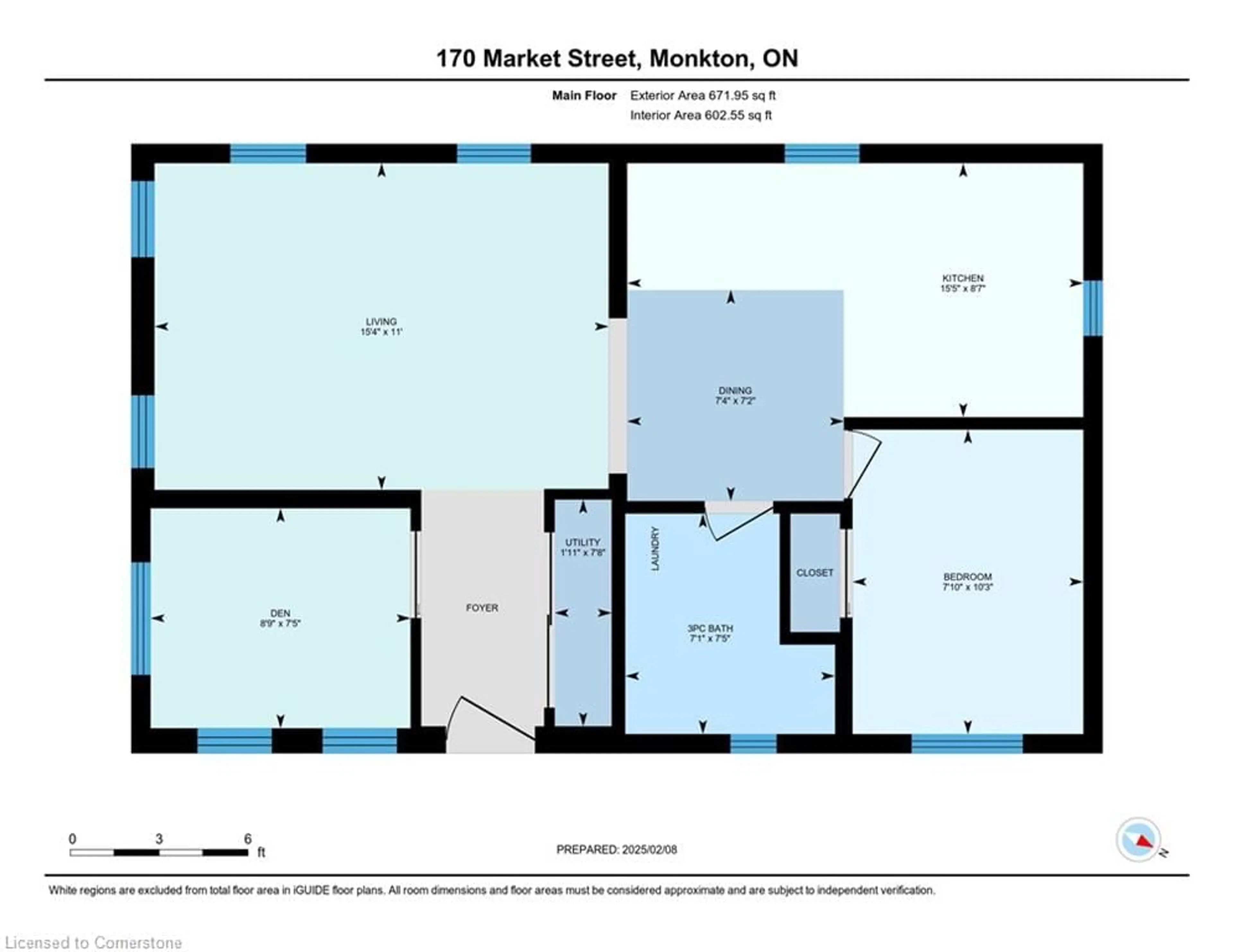 Floor plan for 170 Market St, Monkton Ontario N0K 1P0