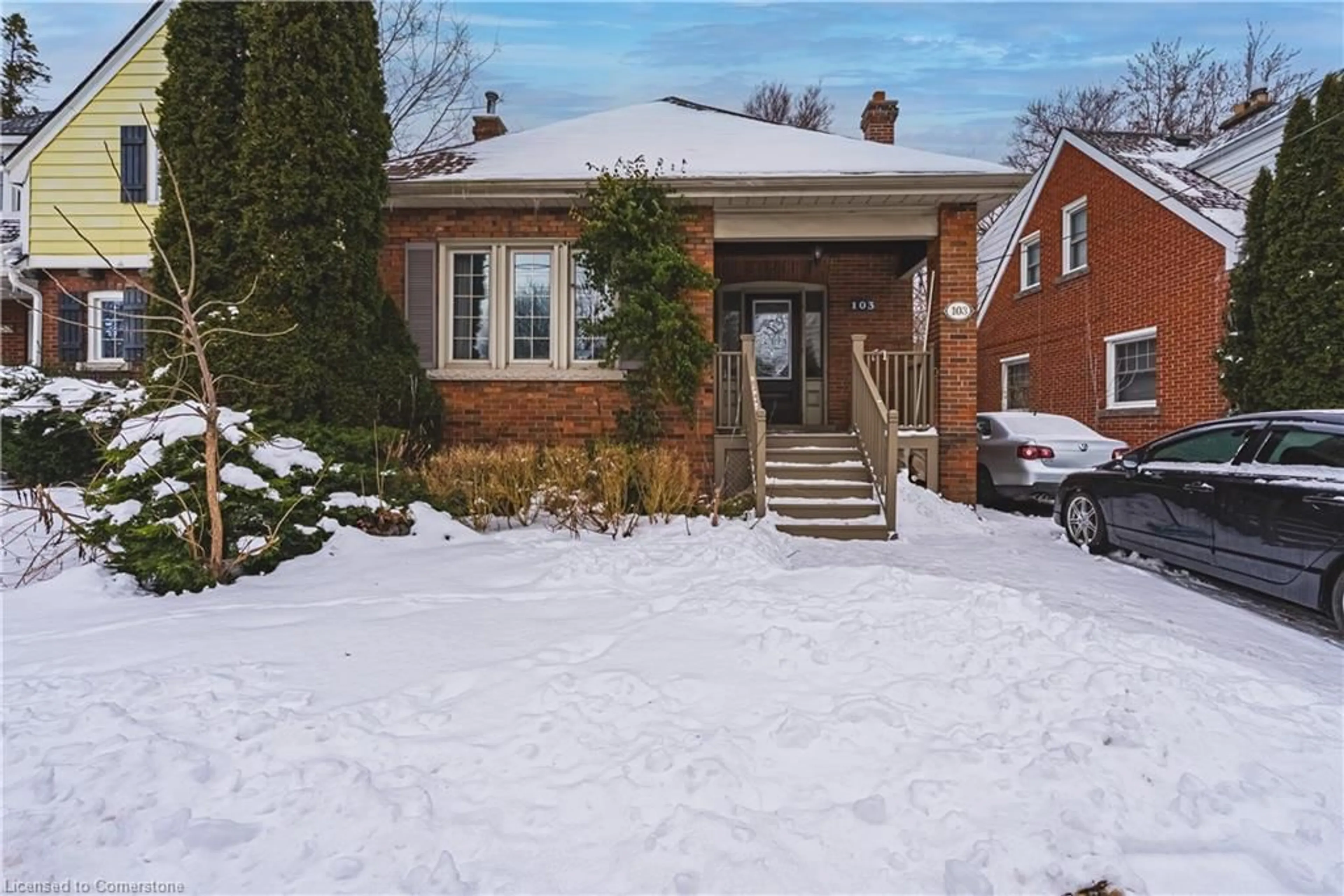 Home with brick exterior material, street for 103 Arkell St, Hamilton Ontario L8S 1N6