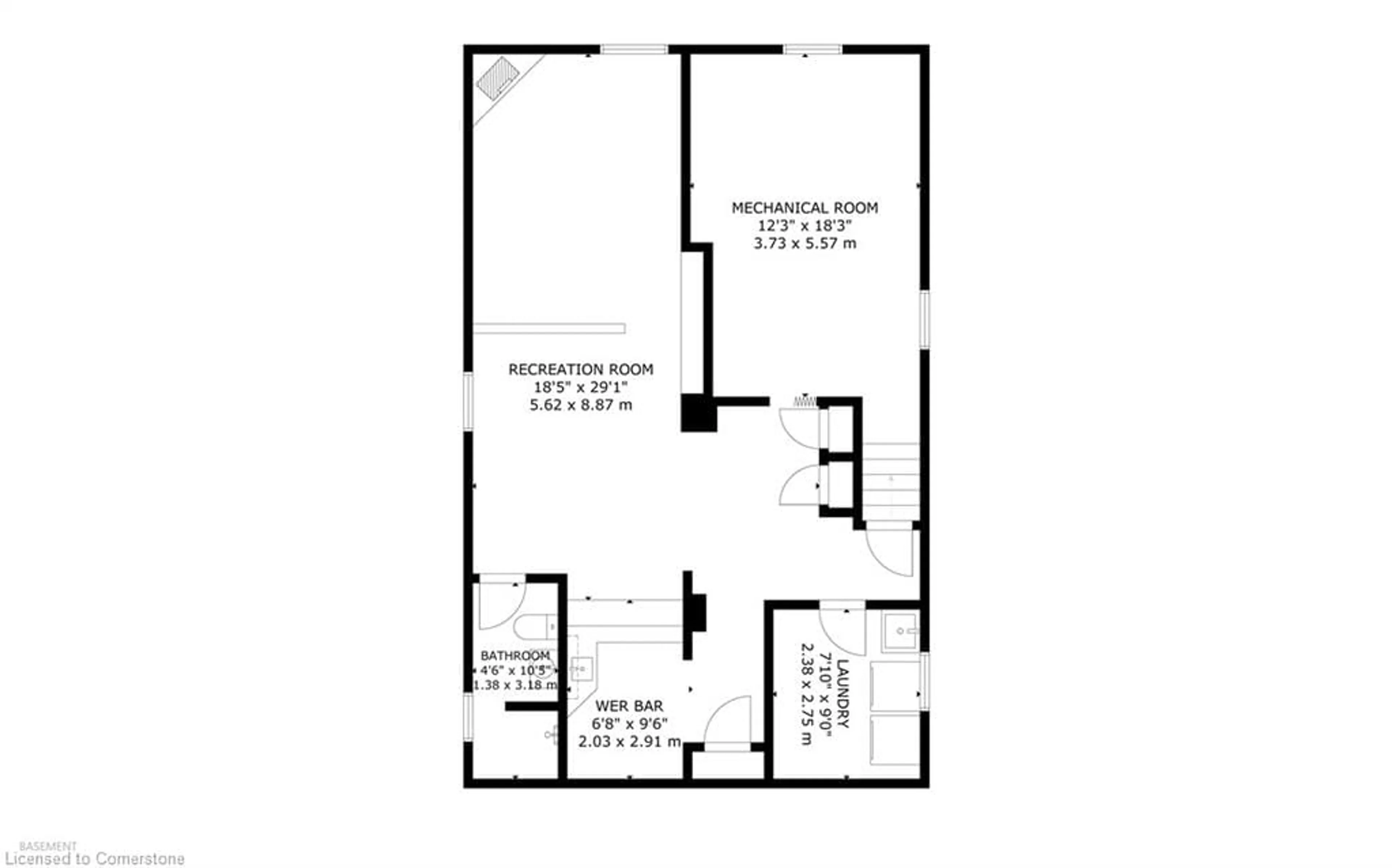 Floor plan for 271 East 38th St, Hamilton Ontario L8V 4G2