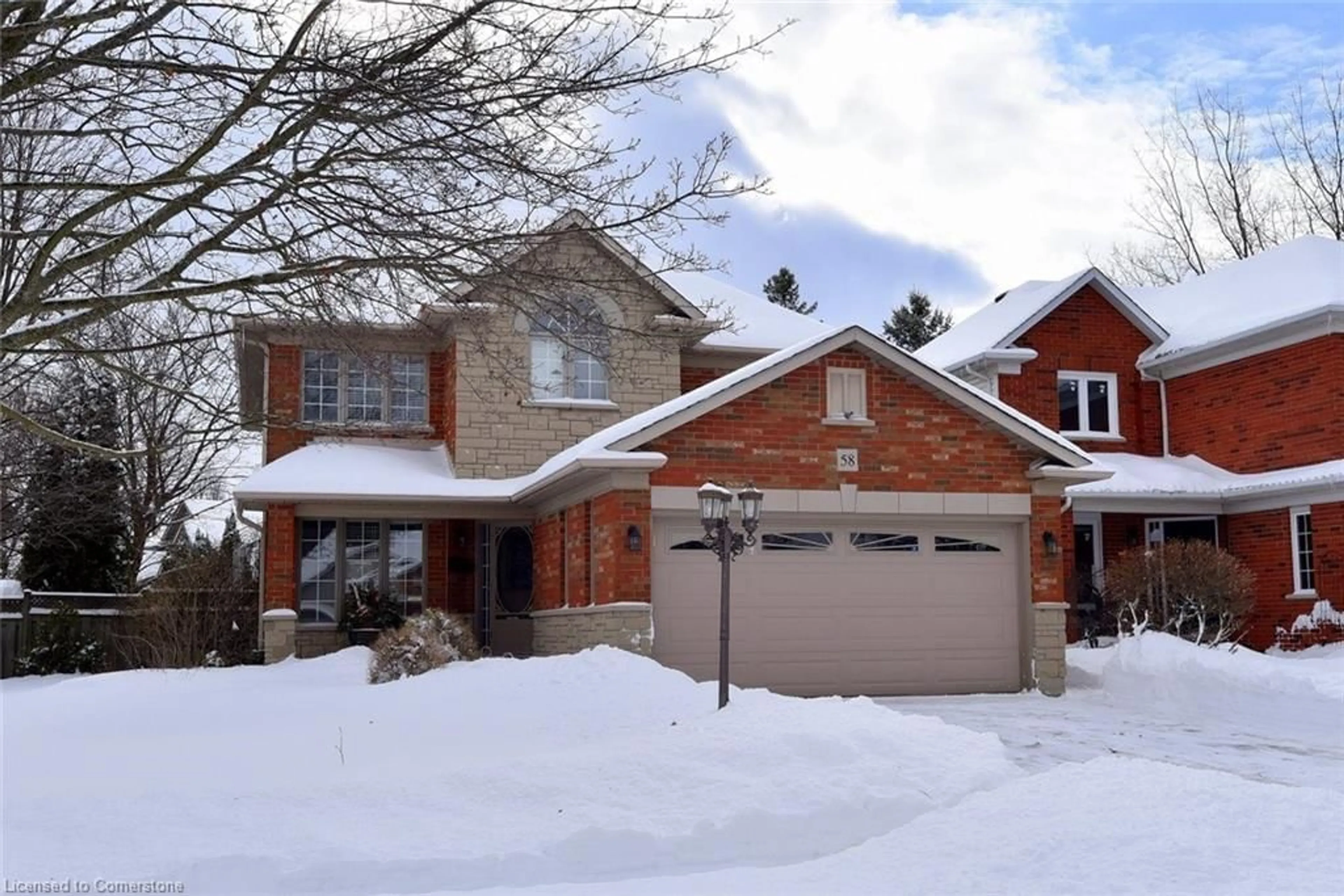 Home with brick exterior material, street for 58 Liam Dr, Ancaster Ontario L9G 4X9