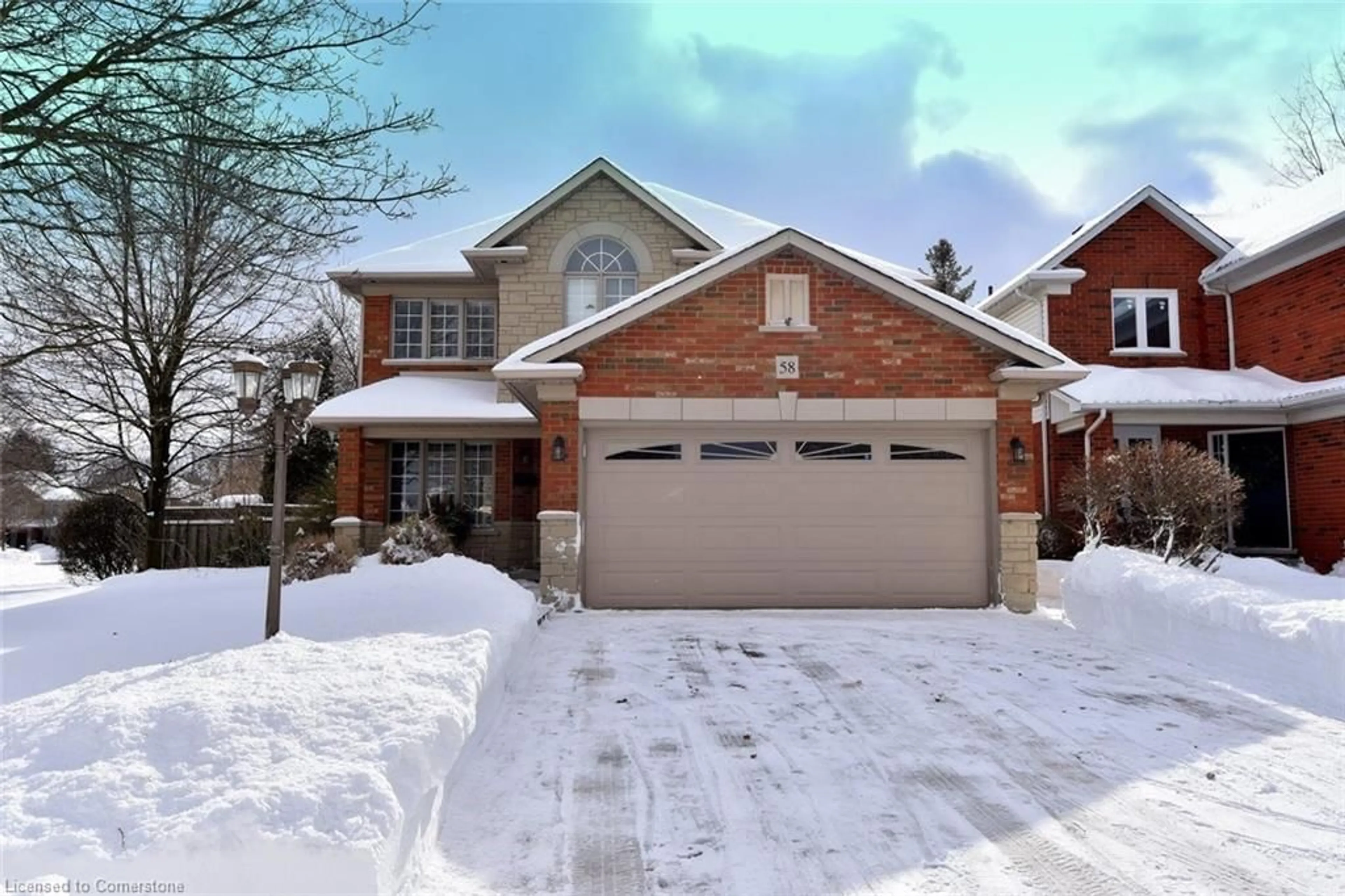 Home with brick exterior material, street for 58 Liam Dr, Ancaster Ontario L9G 4X9