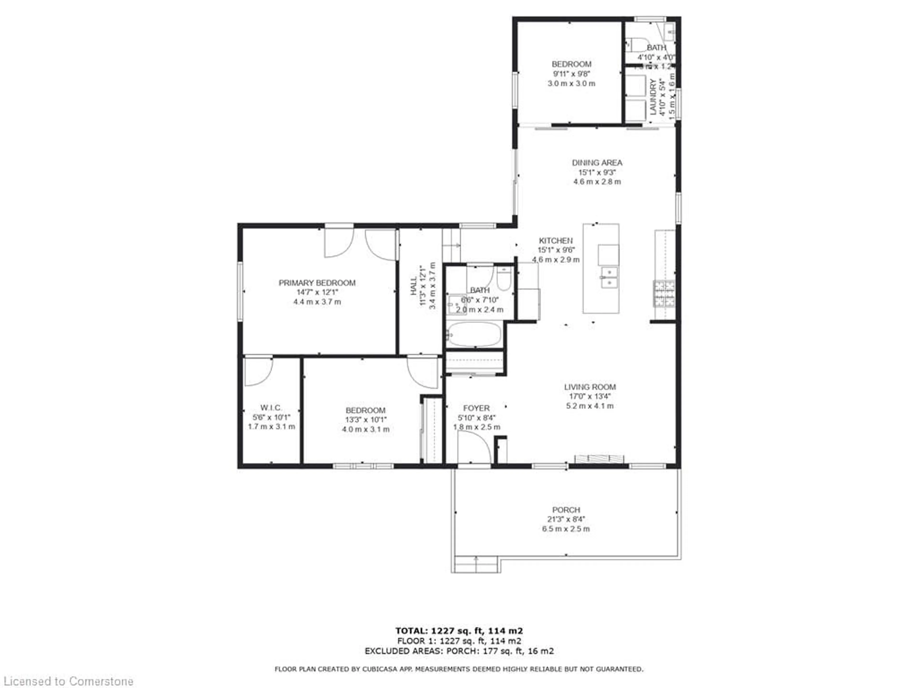 Floor plan for 210 King St, Atwood Ontario N0G 1B0