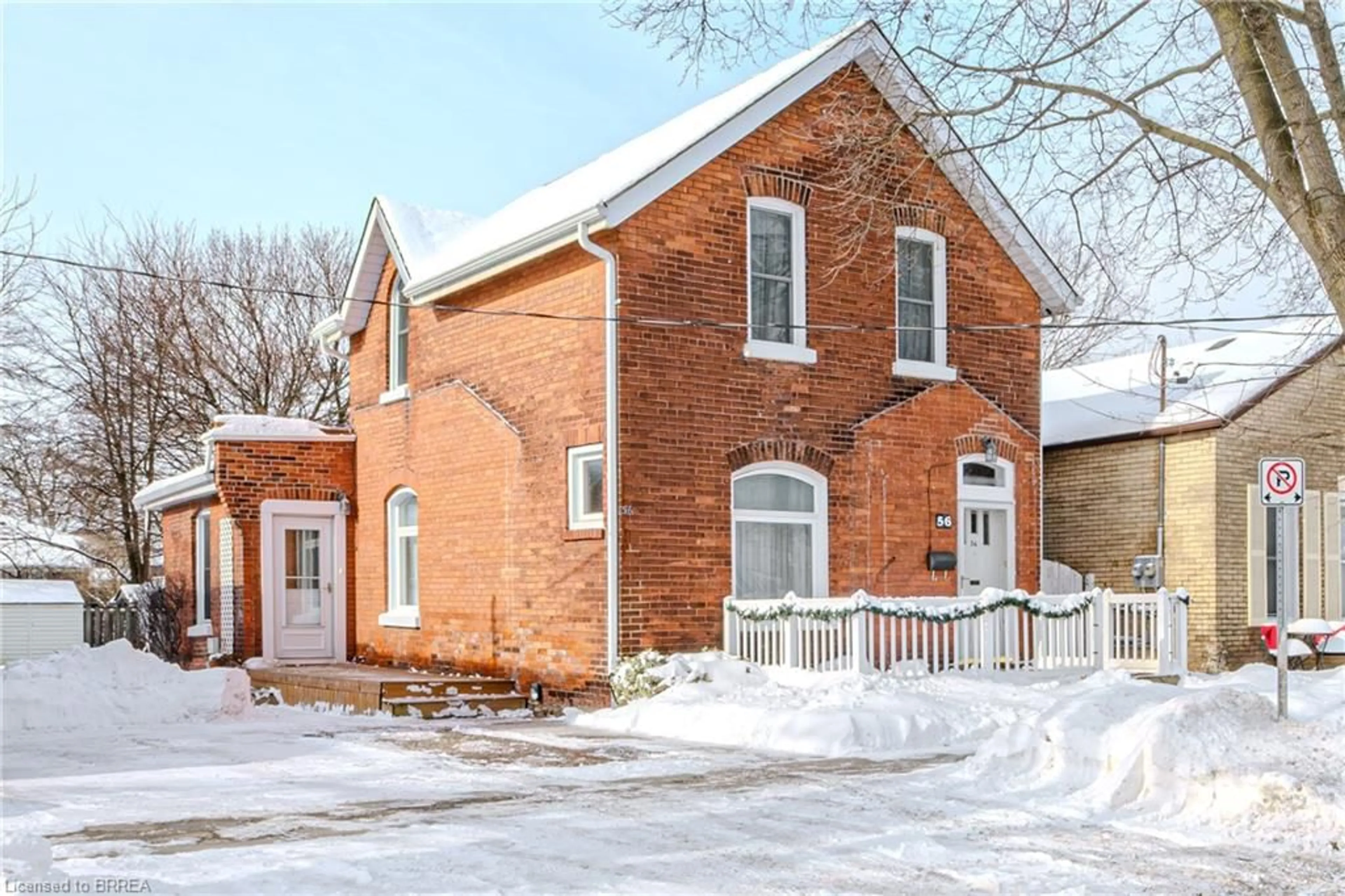 Home with brick exterior material, street for 56 Albion St, Brantford Ontario N3T 3M3