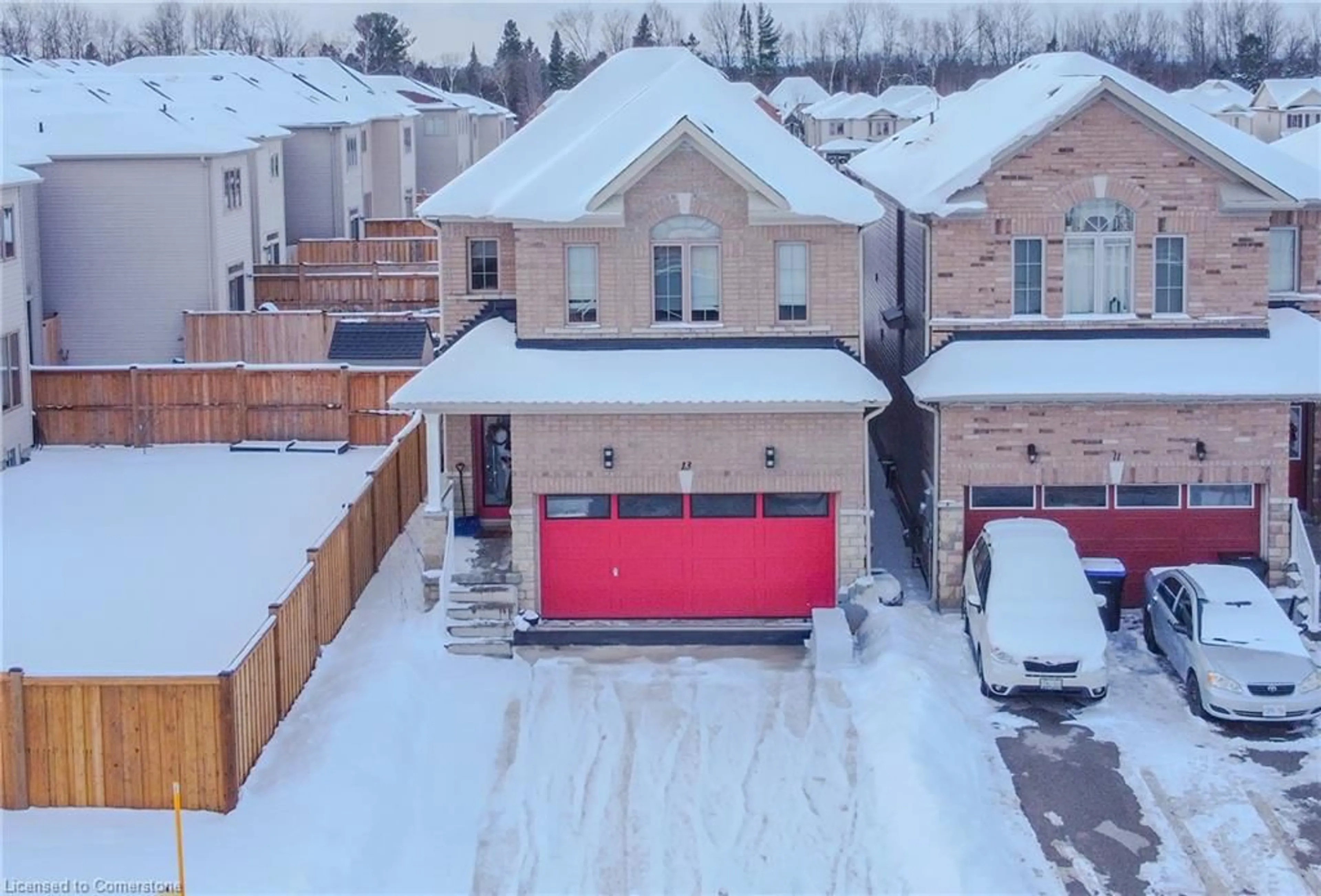 A pic from outside/outdoor area/front of a property/back of a property/a pic from drone, street for 13 Sasco Way, Angus Ontario L0M 1B4