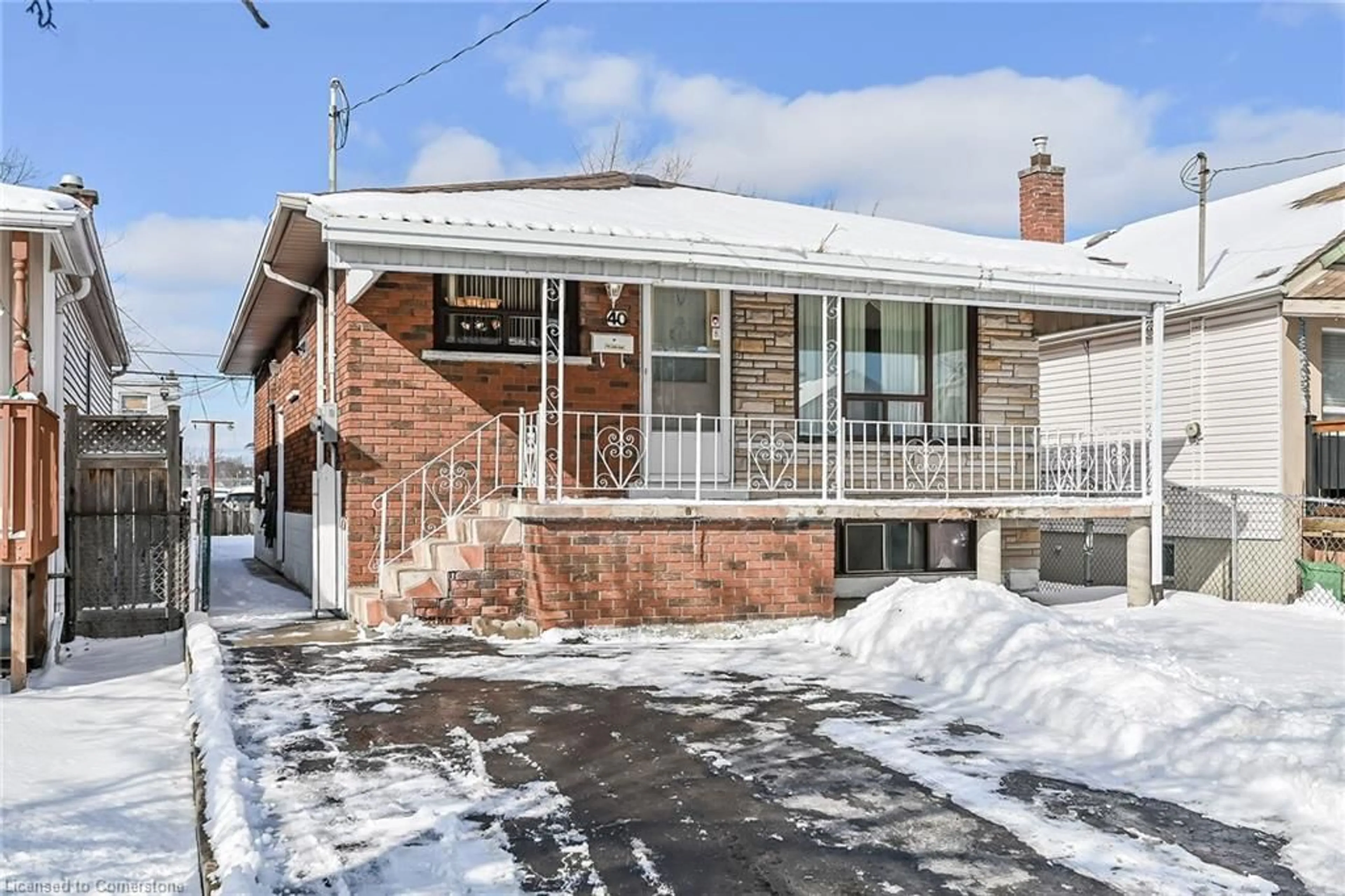 Home with brick exterior material, street for 40 Glassco Ave, Hamilton Ontario L8H 1B3