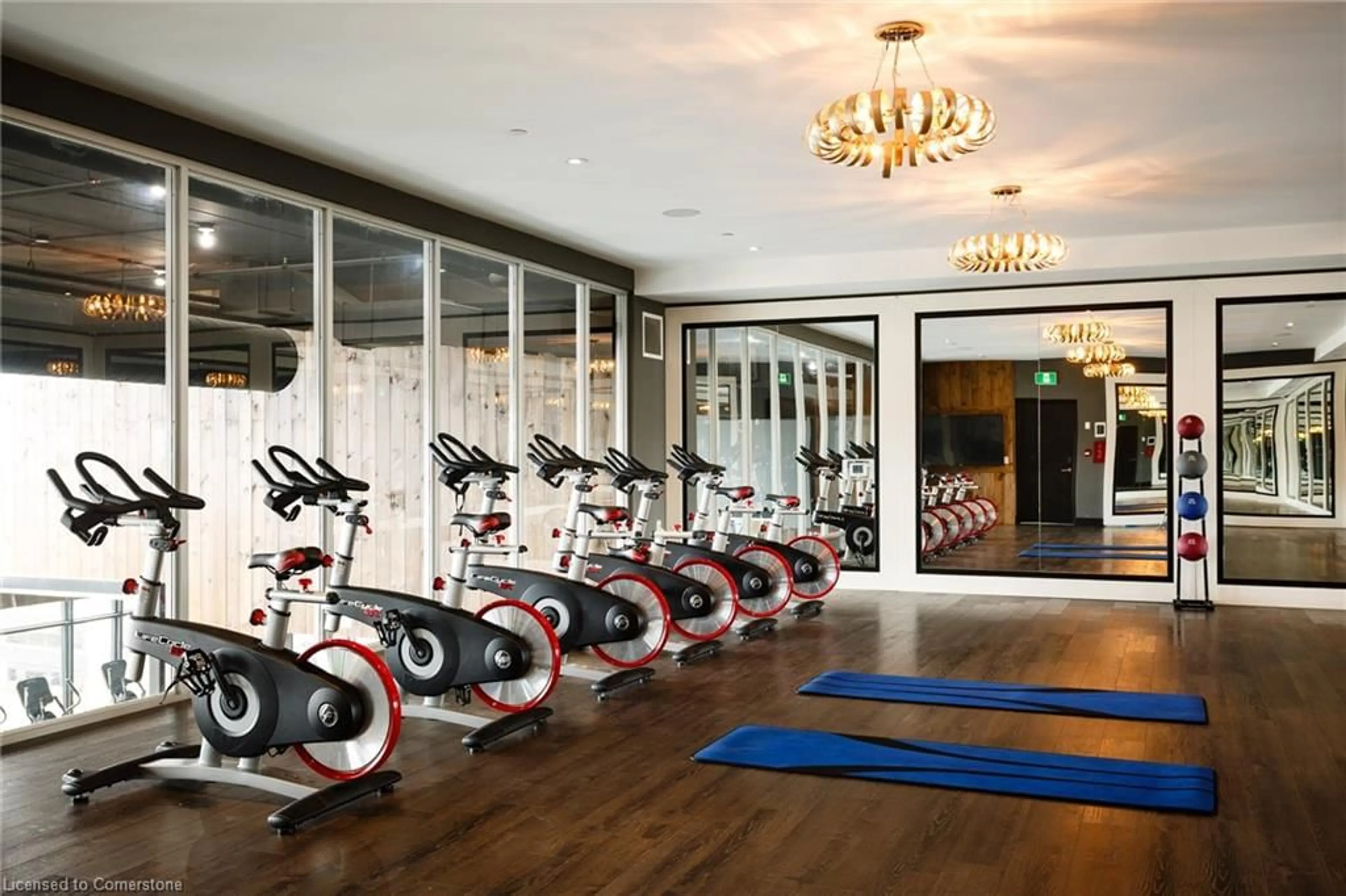 Gym or fitness room for 330 Phillip St #S712, Waterloo Ontario N2L 3W9