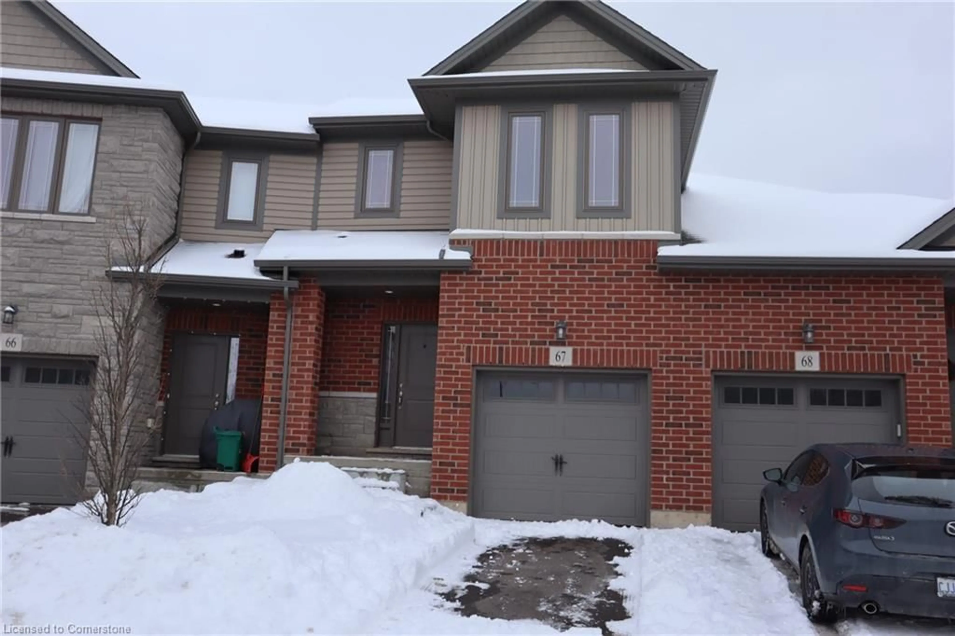 Home with brick exterior material, street for 77 Diana Ave #67, Brantford Ontario N3T 0R6