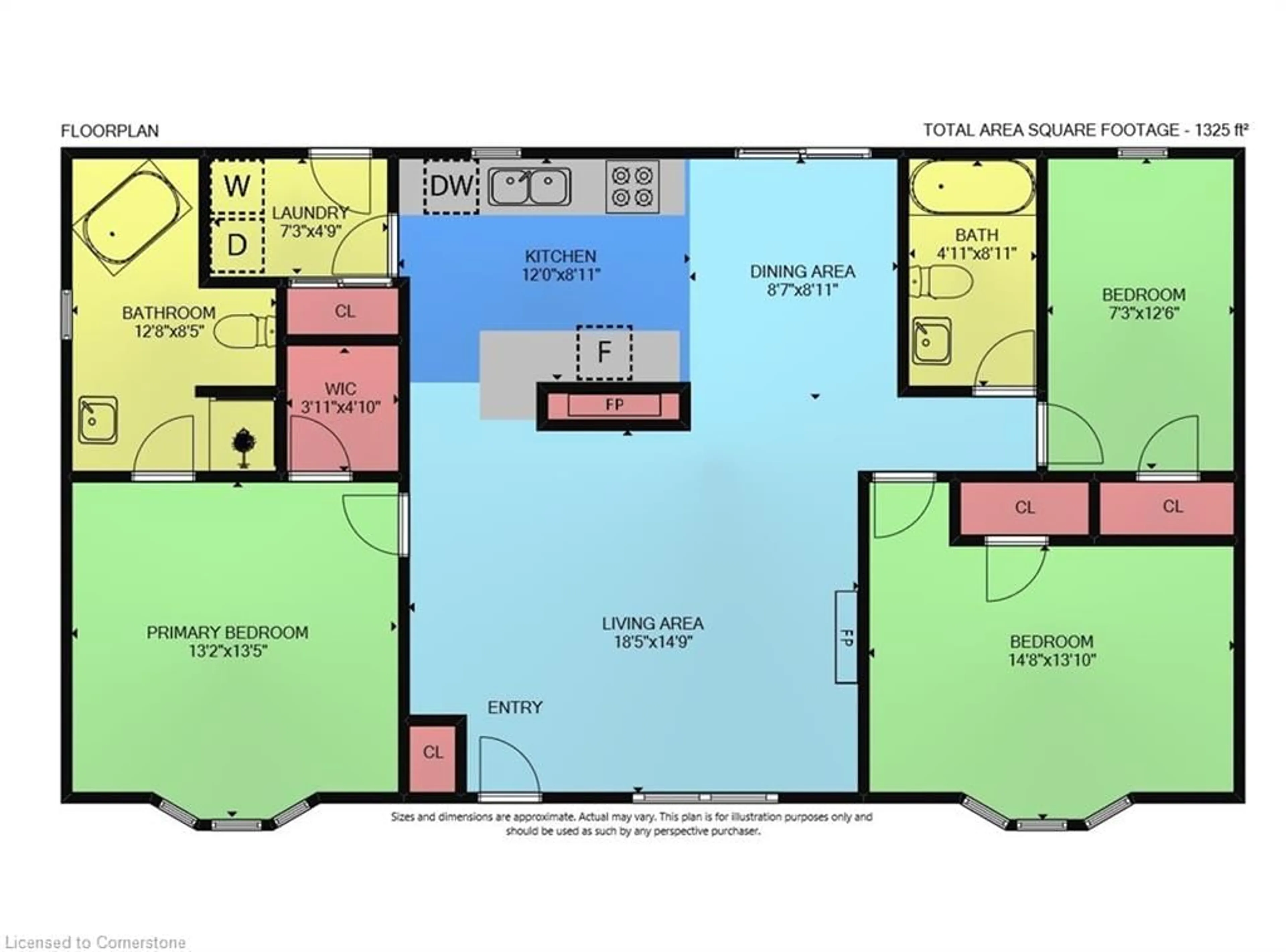 Floor plan for 3033 Townline Rd #386, Stevensville Ontario L0S 1S1