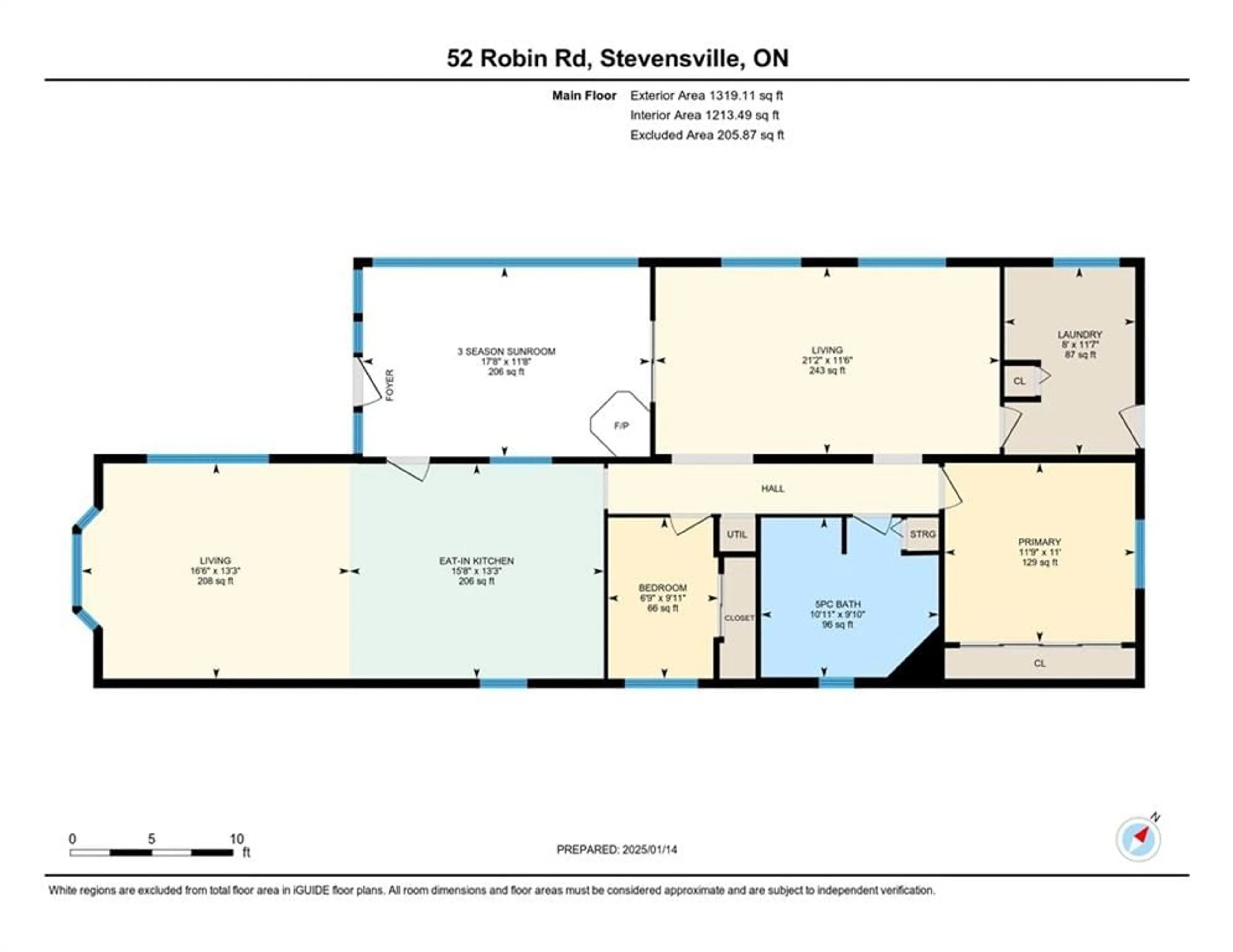 Floor plan for 3033 Townline Rd #52, Stevensville Ontario L0S 1S1