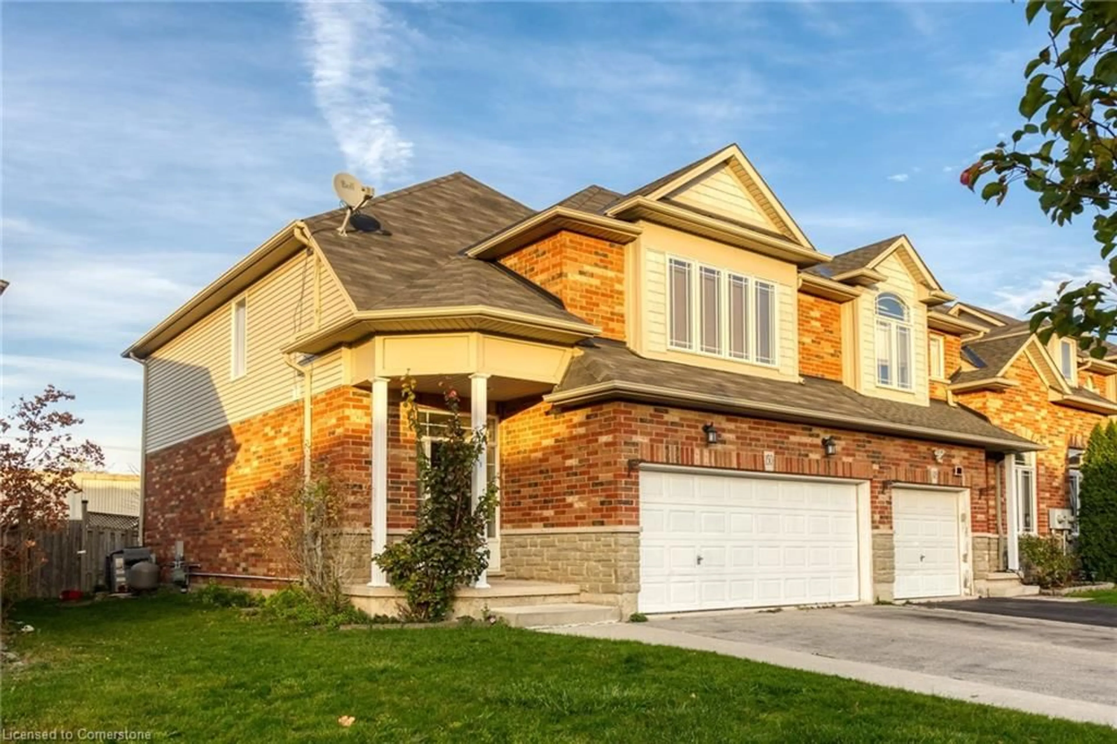 Home with brick exterior material, street for 150 Benziger Lane, Stoney Creek Ontario L8E 6G6