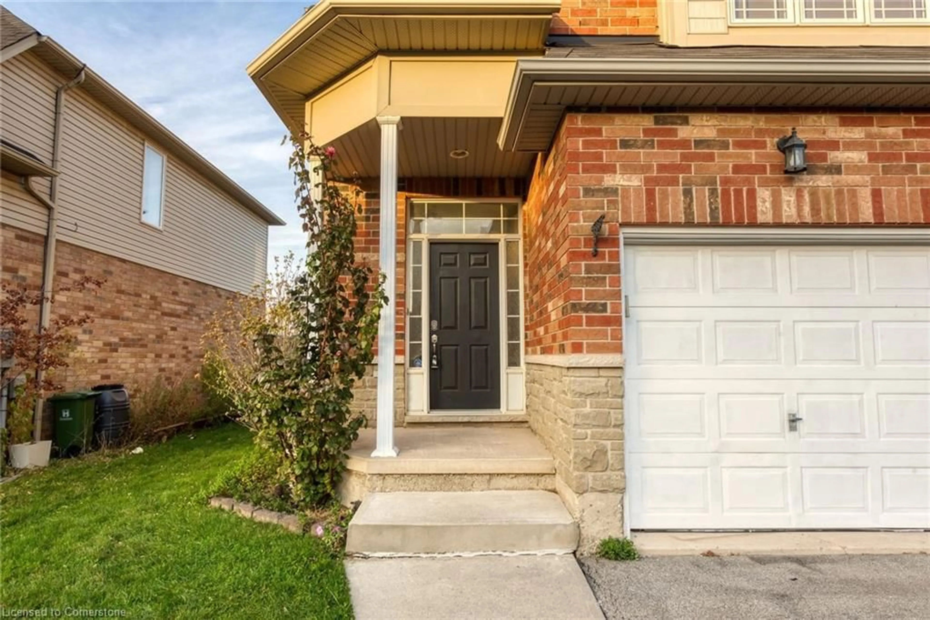 Home with brick exterior material, street for 150 Benziger Lane, Stoney Creek Ontario L8E 6G6