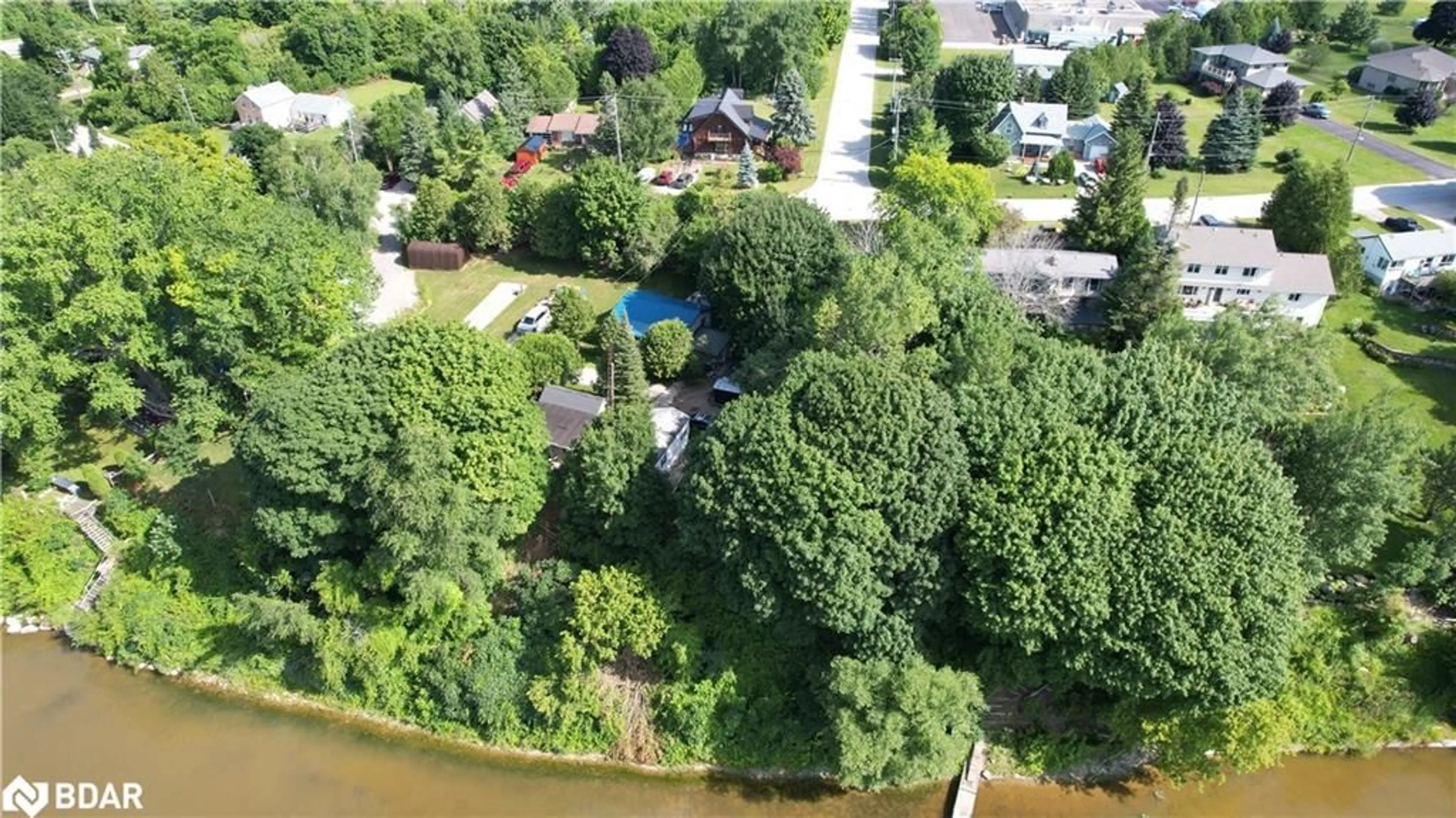 A pic from outside/outdoor area/front of a property/back of a property/a pic from drone, water/lake/river/ocean view for N/A South Rankin St, Southampton Ontario N0H 2L0