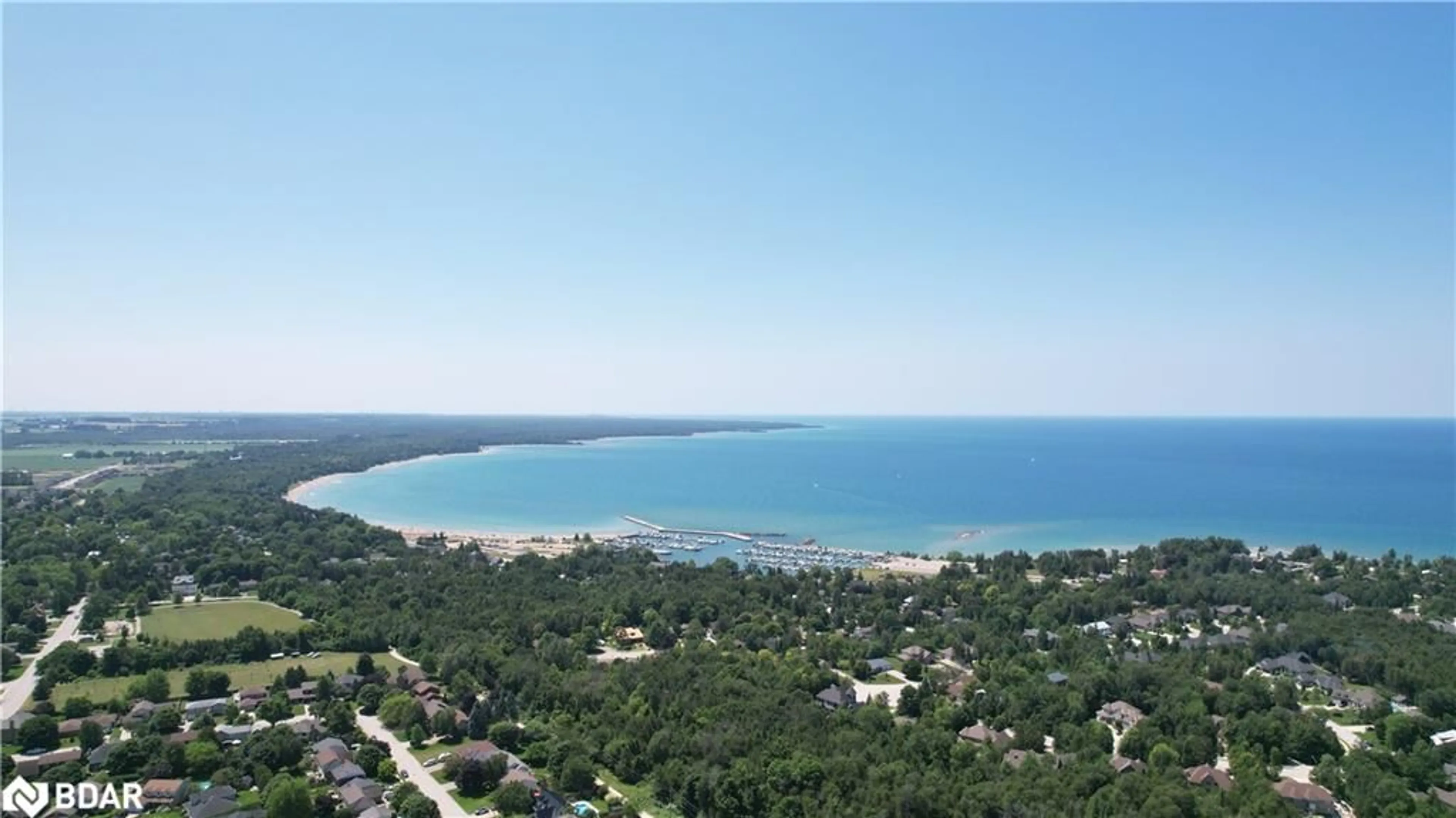 A pic from outside/outdoor area/front of a property/back of a property/a pic from drone, water/lake/river/ocean view for N/A Sandy Acres Rd, Port Elgin Ontario N0H 2C2