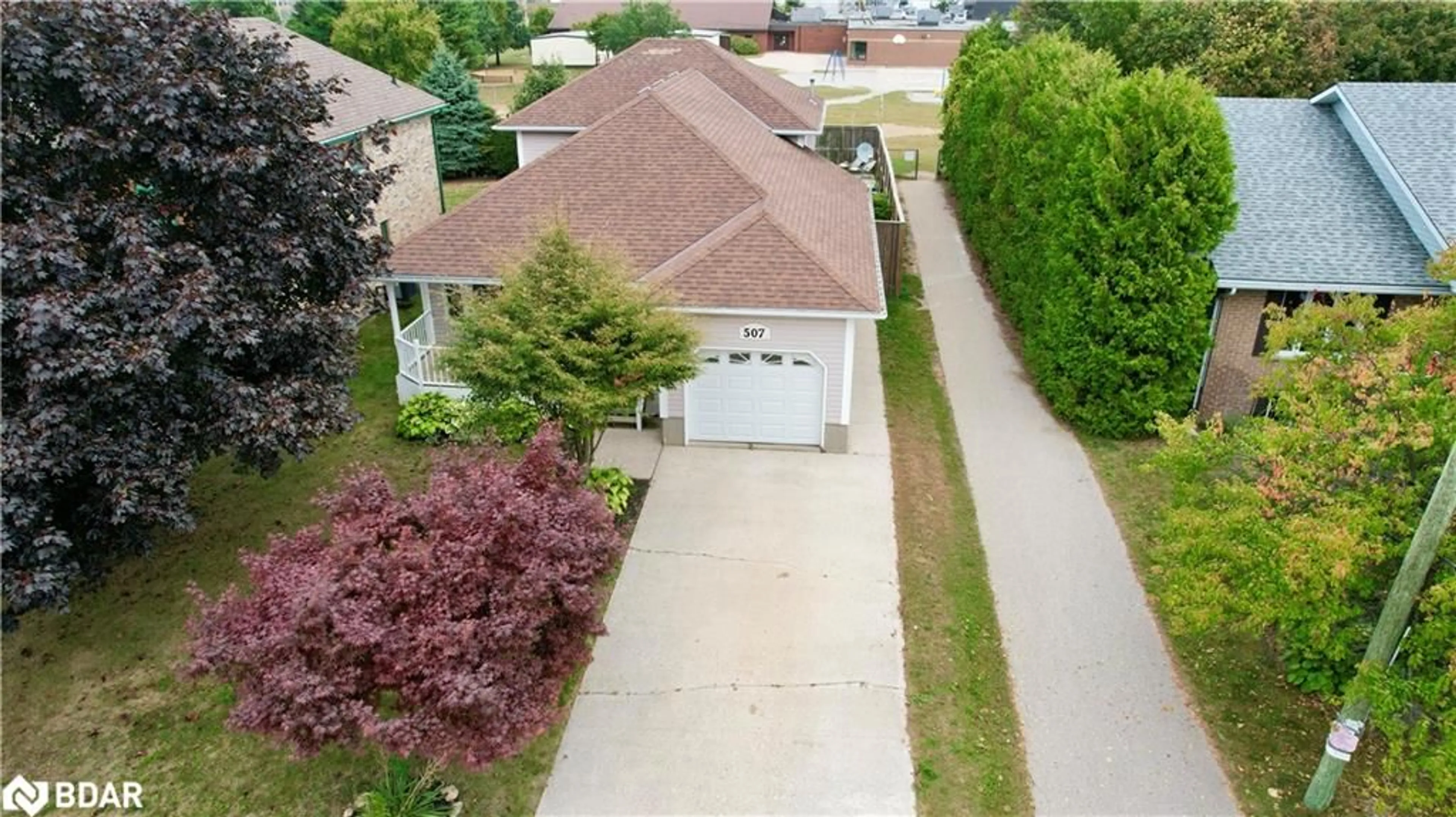 A pic from outside/outdoor area/front of a property/back of a property/a pic from drone, street for 507 Joseph St St, Port Elgin Ontario N0H 2C2