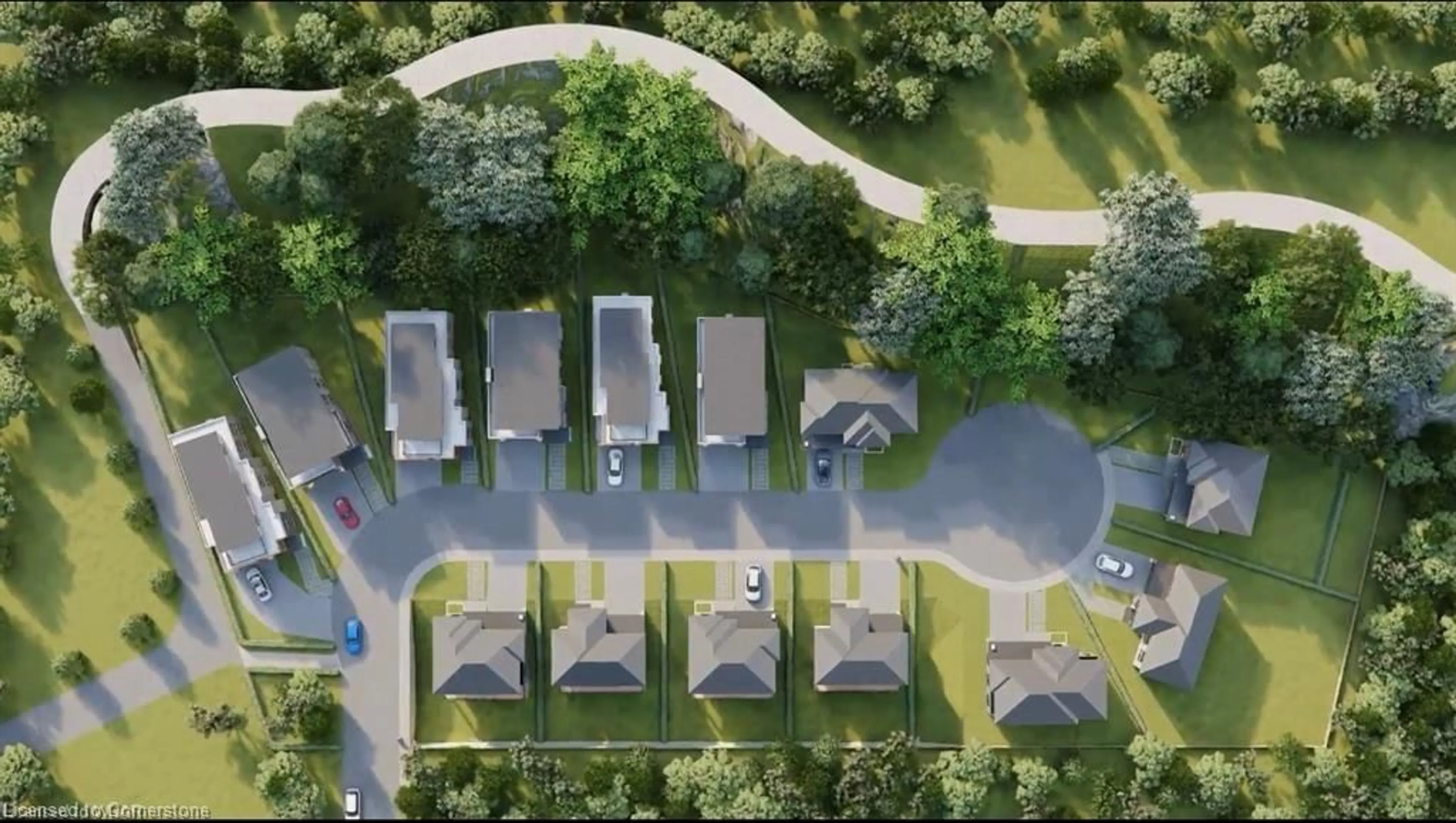 A pic from outside/outdoor area/front of a property/back of a property/a pic from drone, street for LOT 2 North Ridge Terr, Kitchener Ontario N2A 2S5