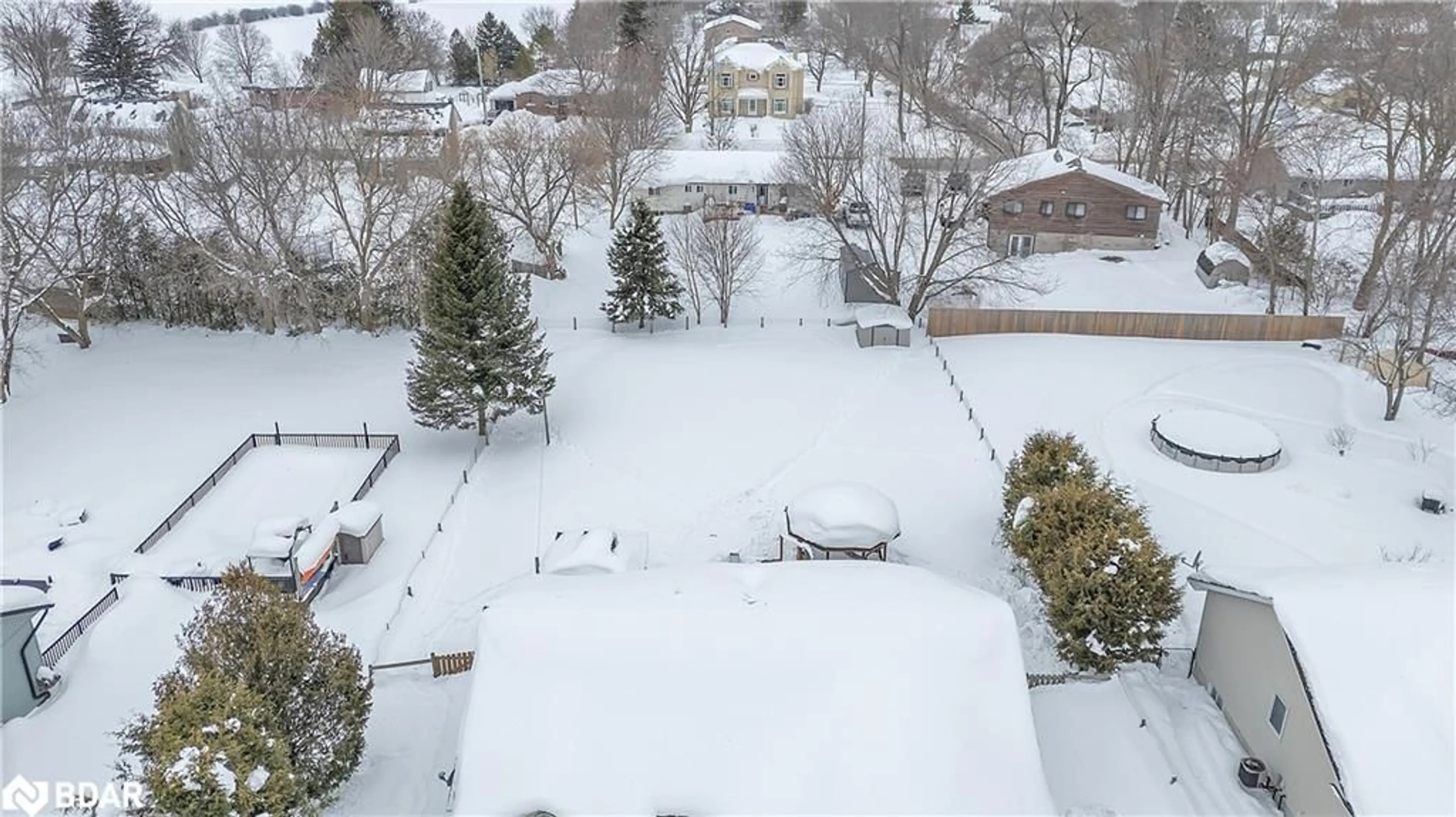 A pic from outside/outdoor area/front of a property/back of a property/a pic from drone, unknown for 96 Elm Street St, Woodville Ontario K0M 2T0