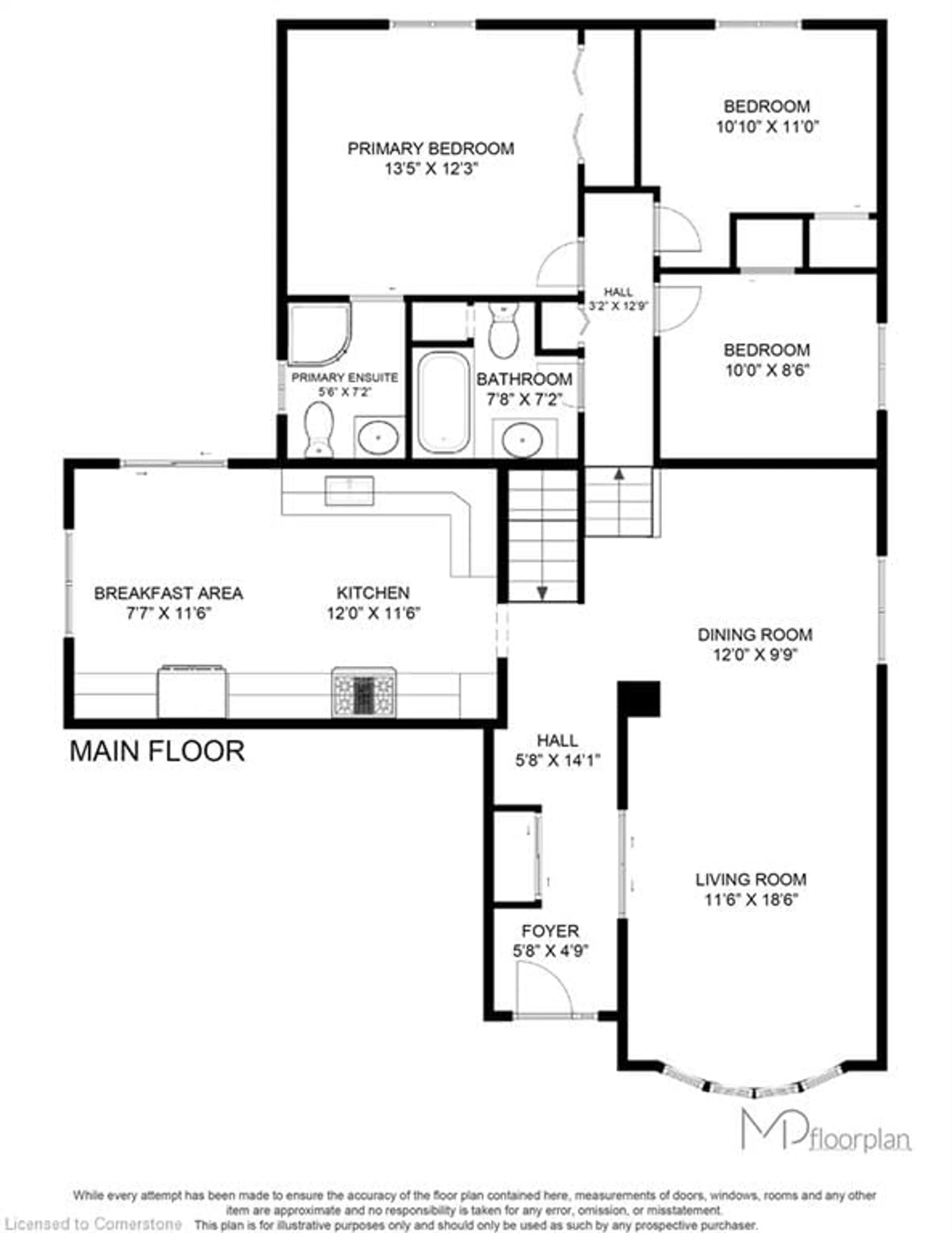 Floor plan for 37 Edward St, Drayton Ontario N0G 1P0