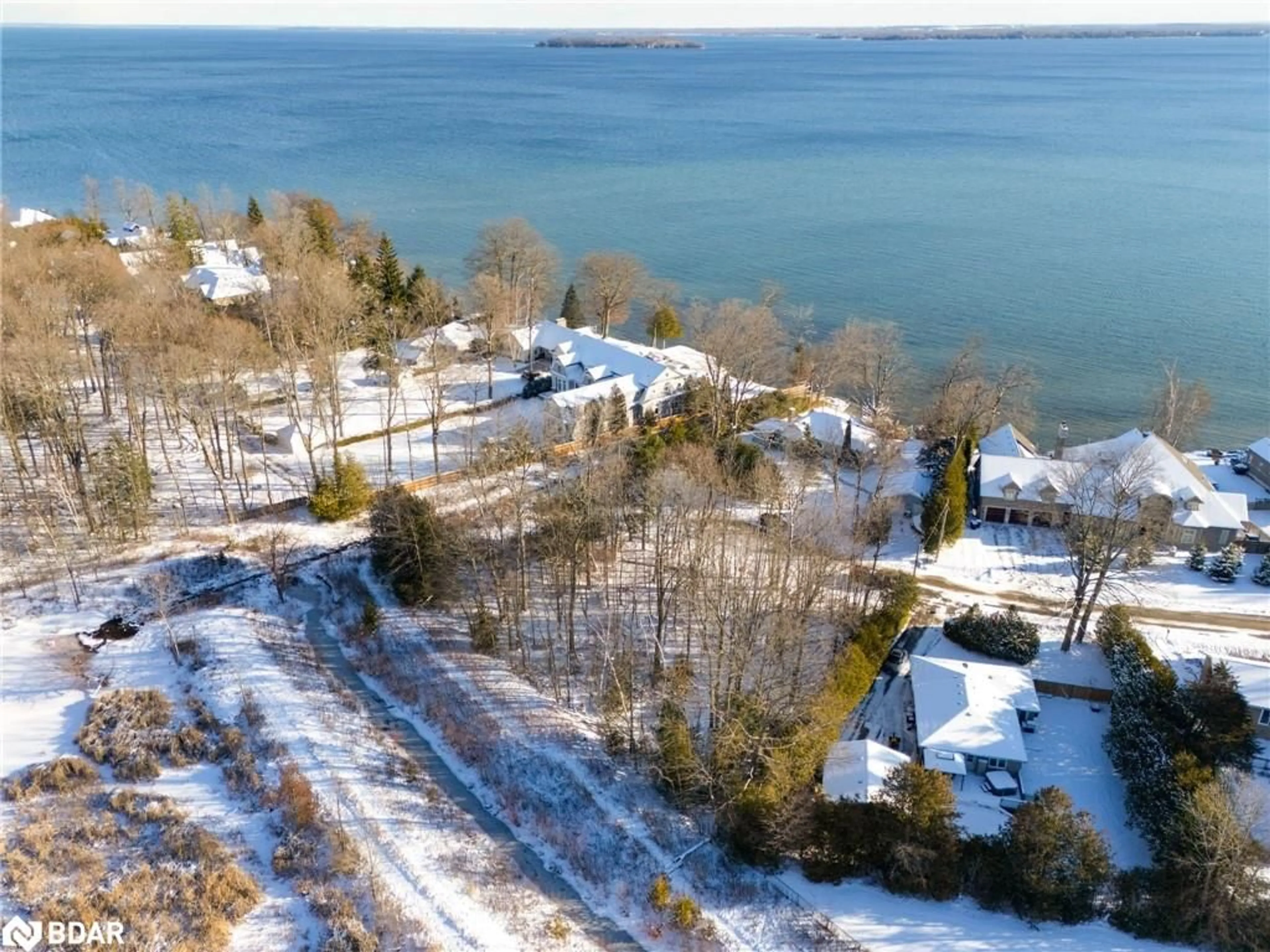 A pic from outside/outdoor area/front of a property/back of a property/a pic from drone, water/lake/river/ocean view for LOT 30 & PART L Purvis St, Innisfil Ontario L9S 3K4