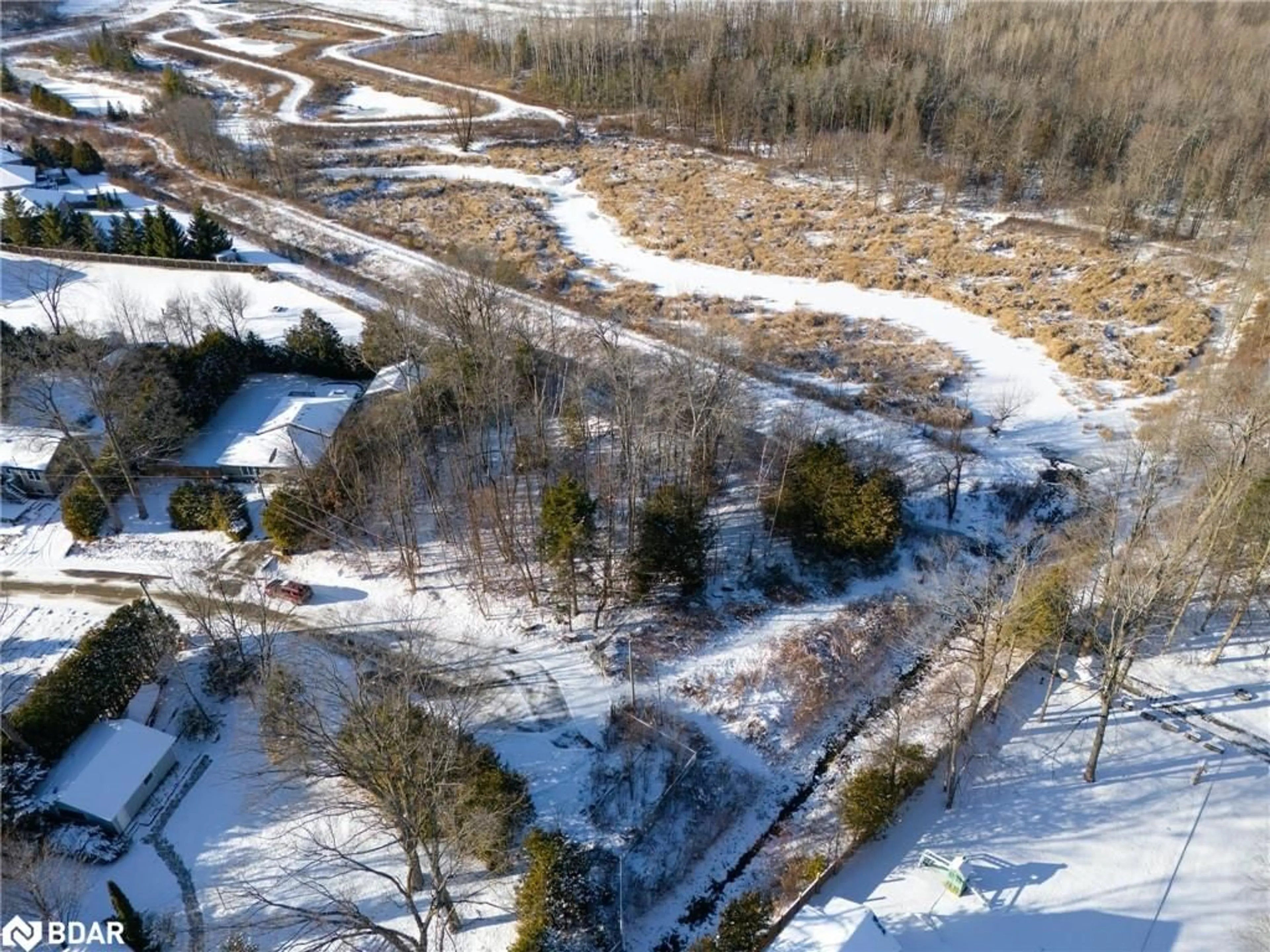 A pic from outside/outdoor area/front of a property/back of a property/a pic from drone, forest/trees view for LOT 30 & PART L Purvis St, Innisfil Ontario L9S 3K4