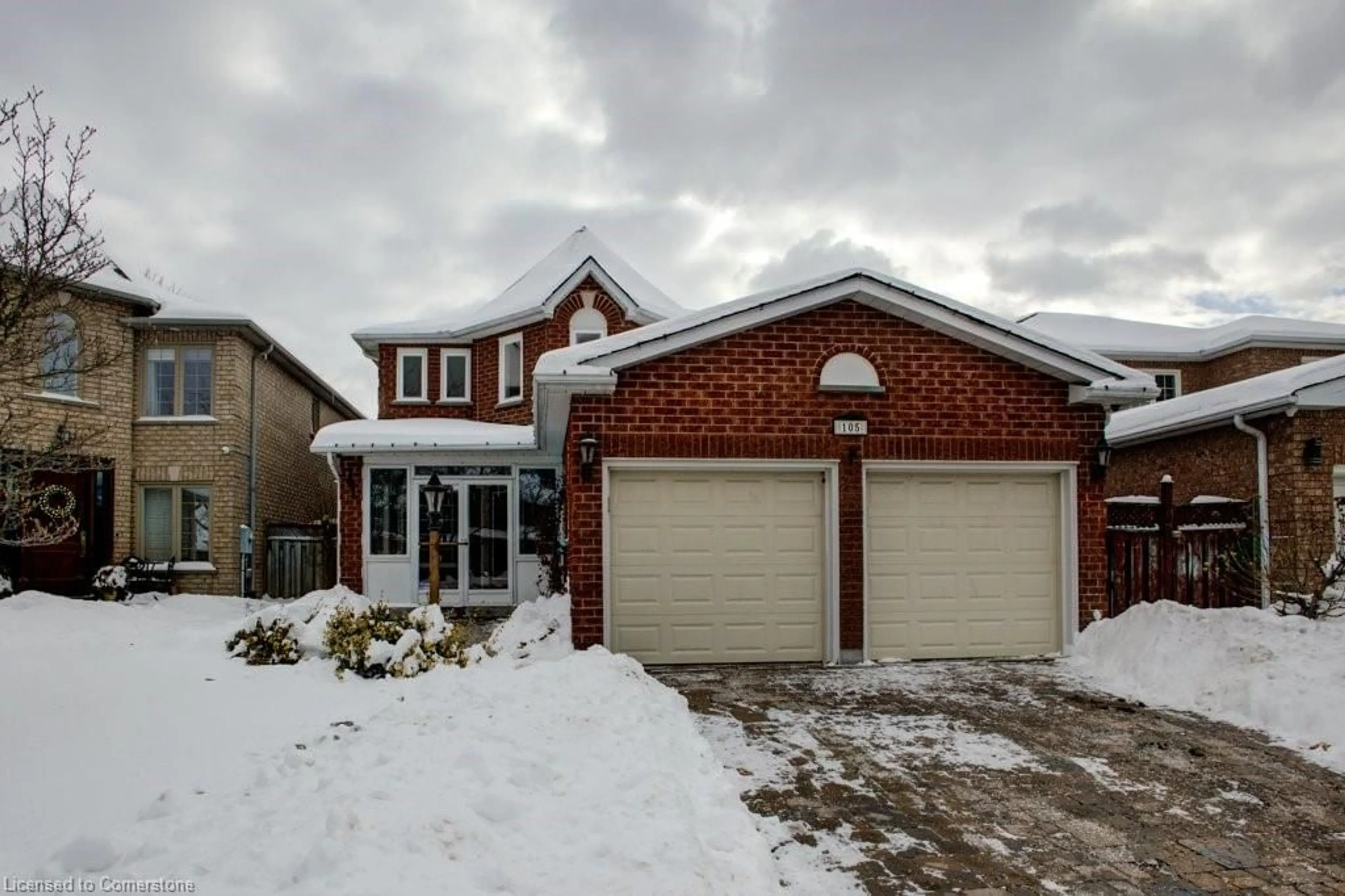 Home with brick exterior material, street for 105 Veneto Dr, Vaughan Ontario L4L 8X5