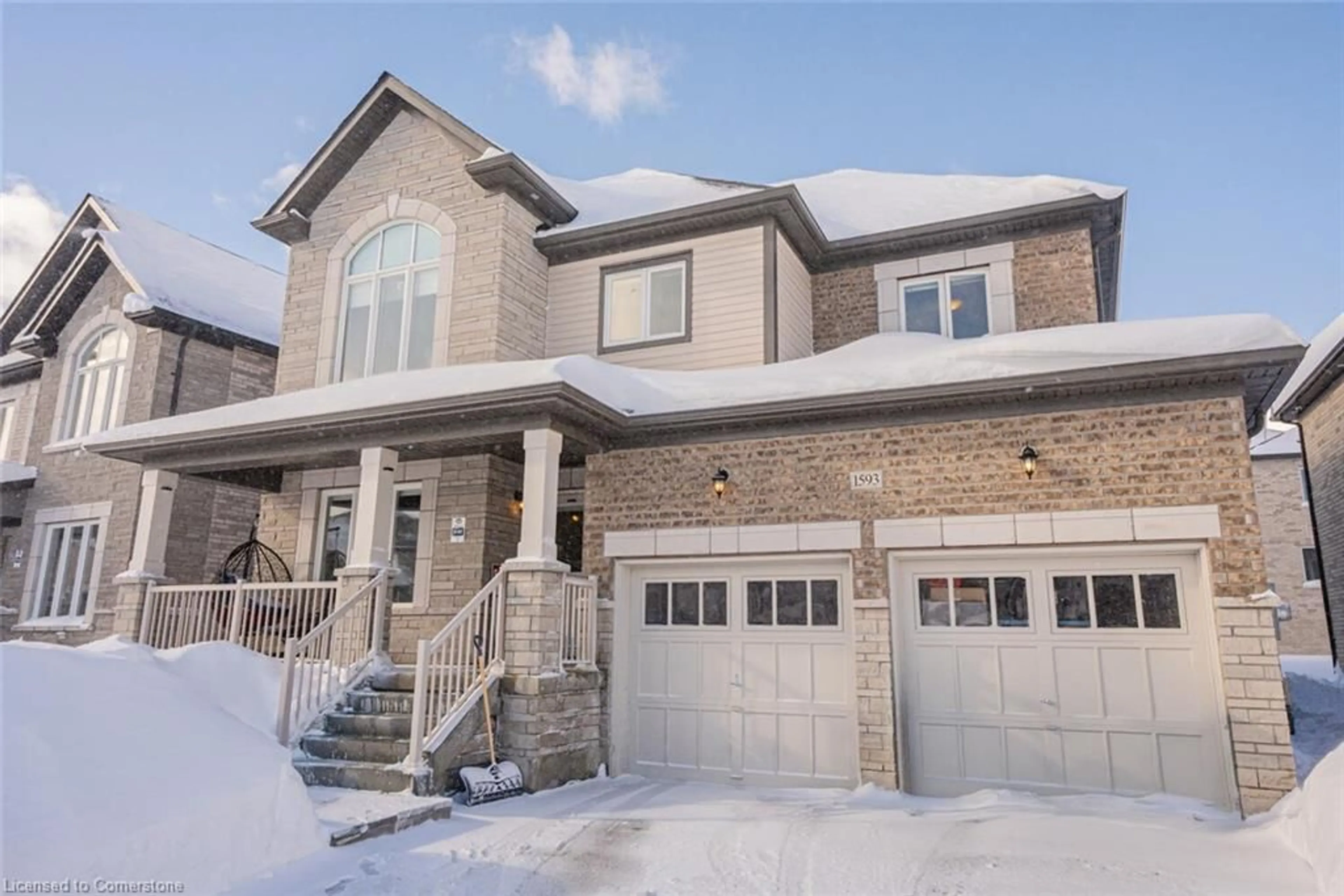 Home with brick exterior material, street for 1593 Stovell Cres, Innisfil Ontario L0L 1W0