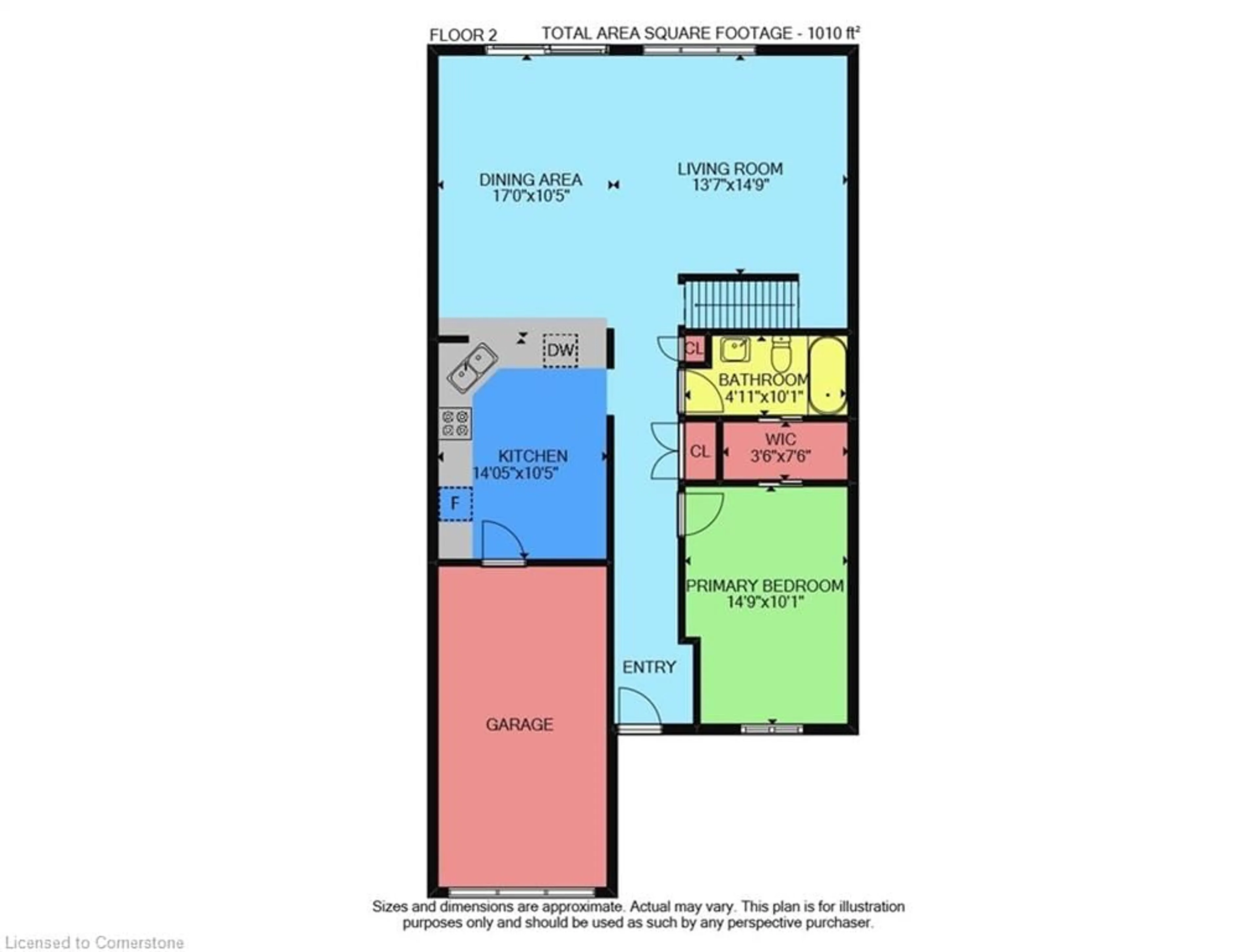 Floor plan for 4093 John Charles Blvd, Vineland Ontario L0R 2C0