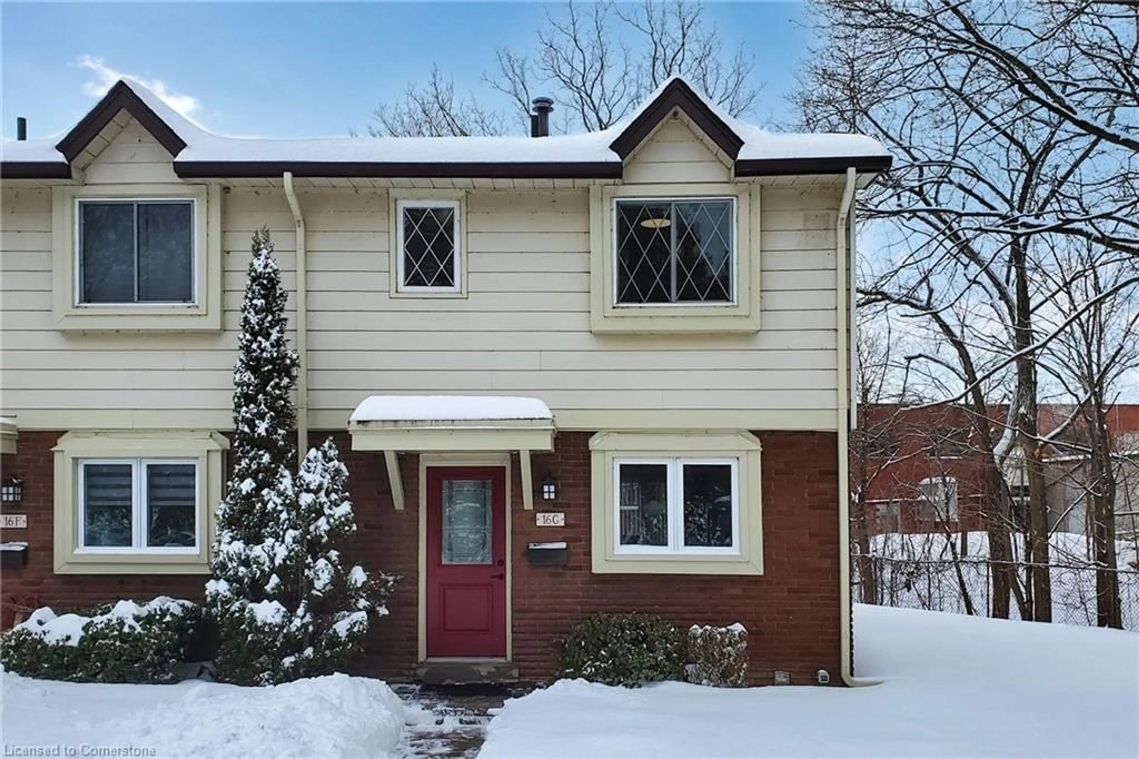 Home with brick exterior material, street for 16 Bond St #G, Dundas Ontario L9H 3H1