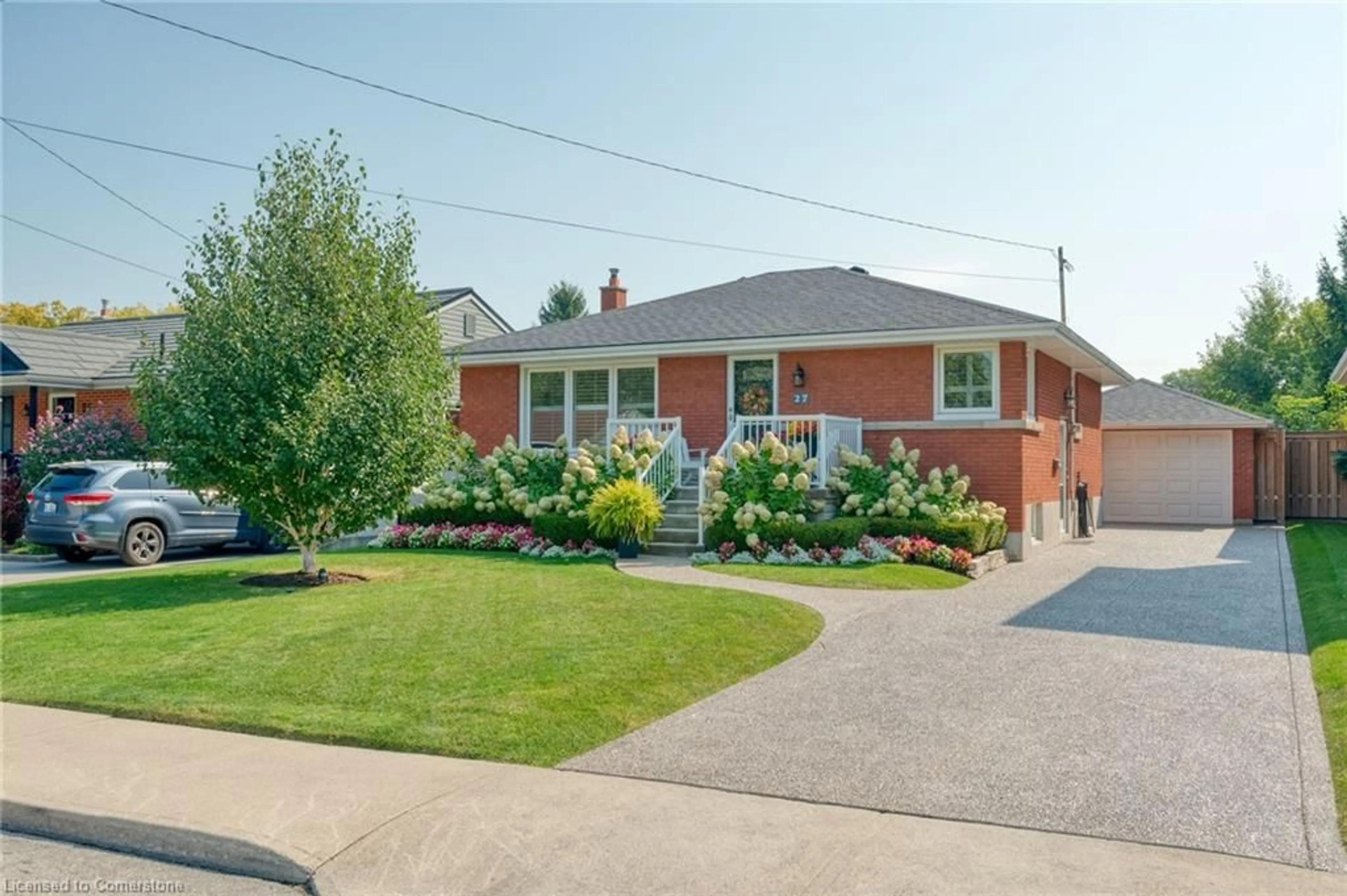 Home with brick exterior material, street for 27 Hoover Cres, Hamilton Ontario L9A 3G9