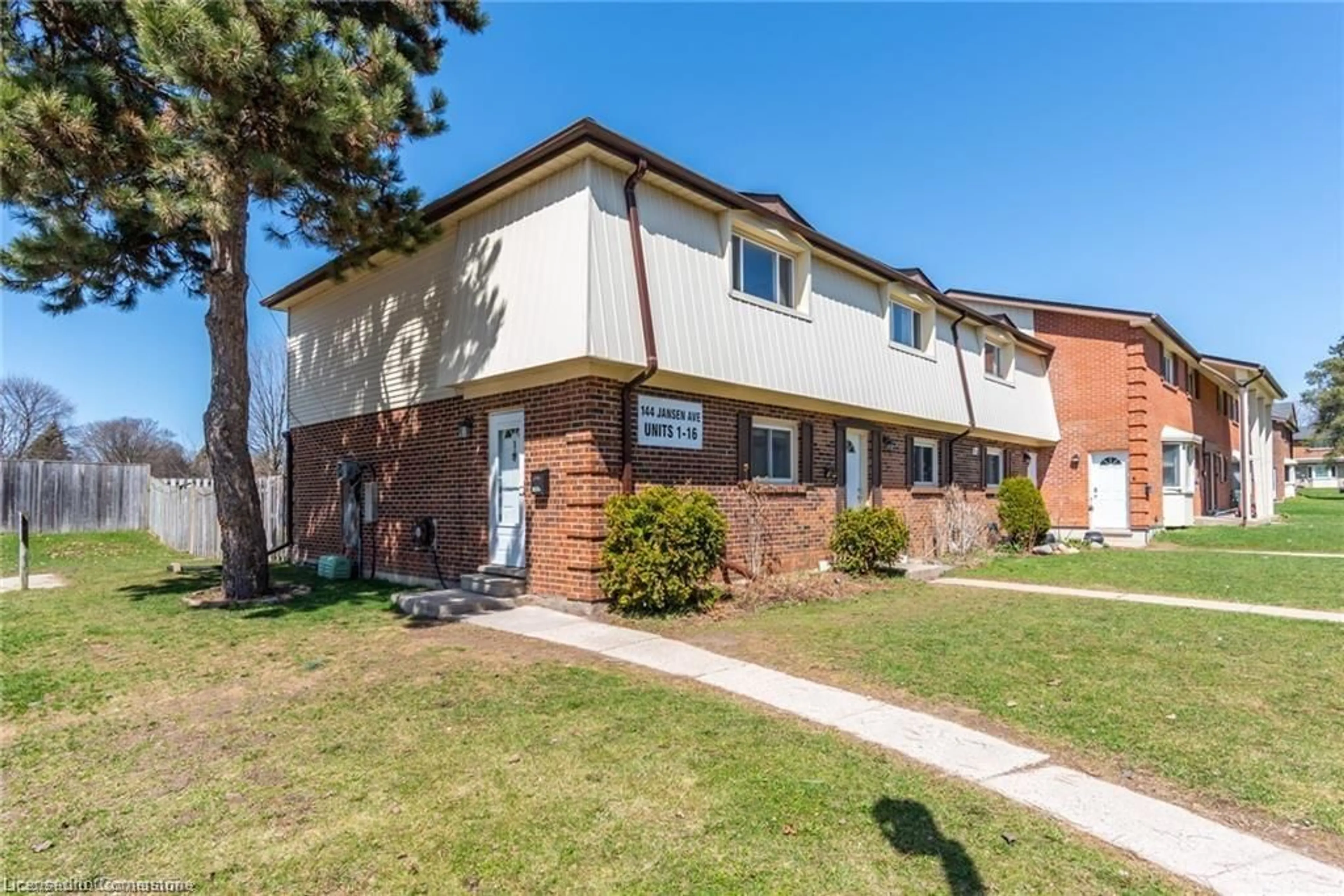 Home with brick exterior material, street for 144 Jansen Ave #2, Kitchener Ontario N2A 2L7