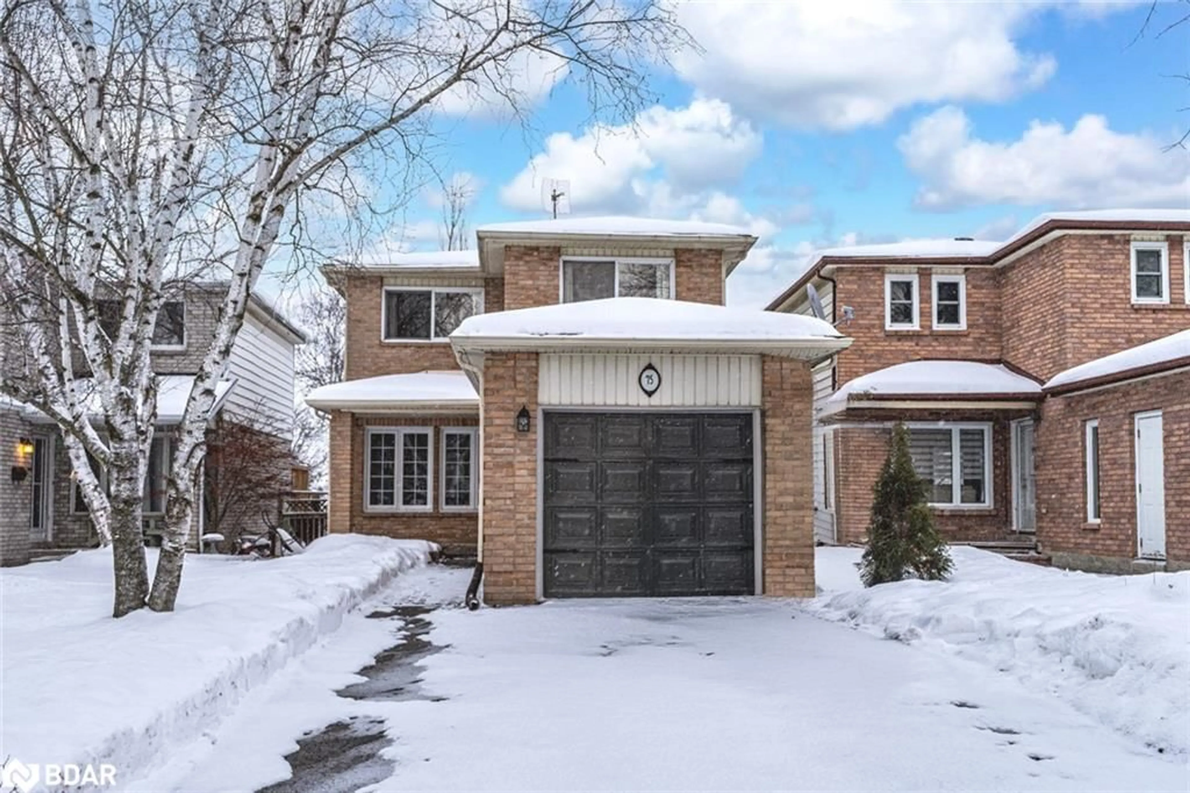 Home with brick exterior material, street for 75 Garden Dr, Barrie Ontario L4N 5T9