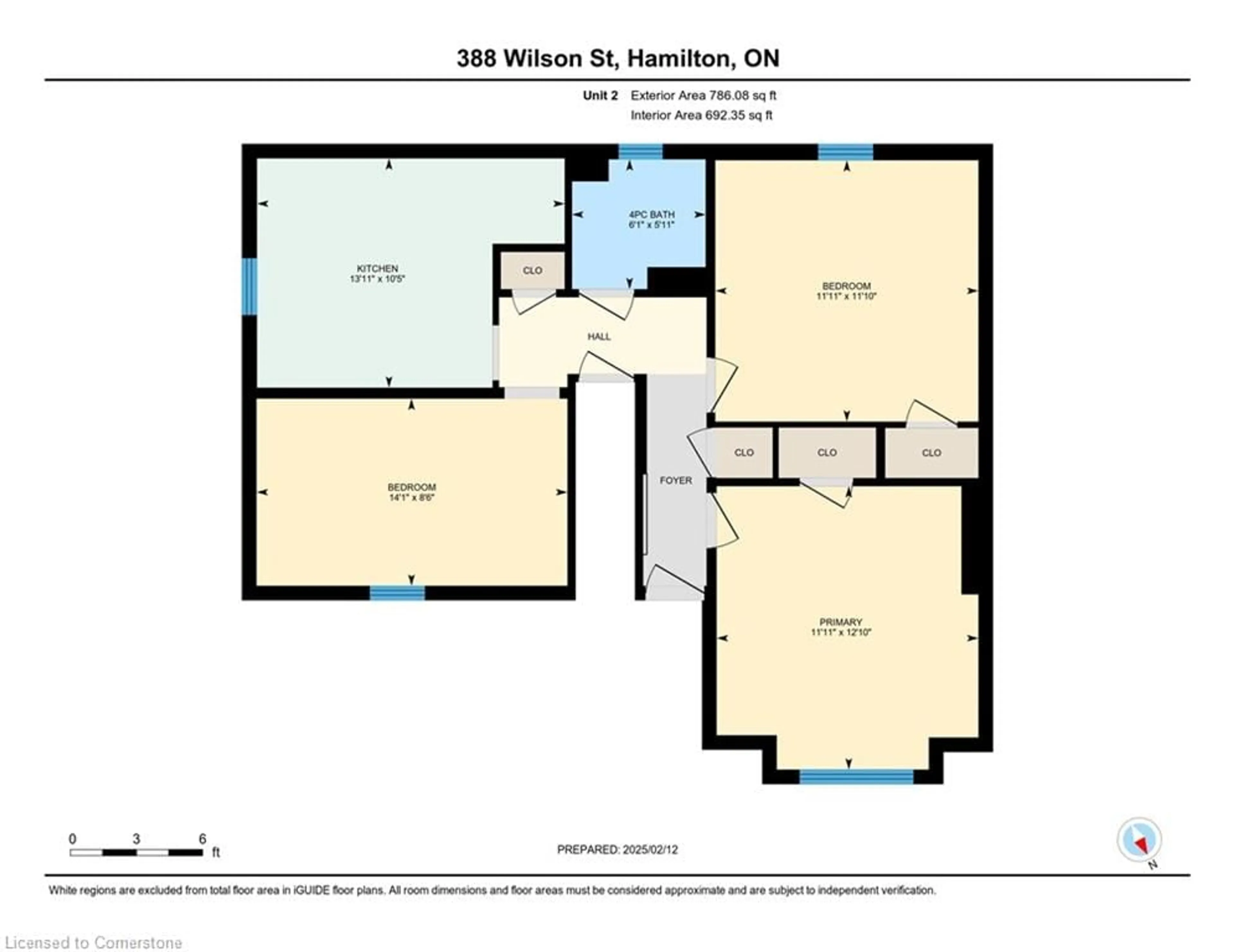 Floor plan for 388 Wilson St, Hamilton Ontario L8L 1S9