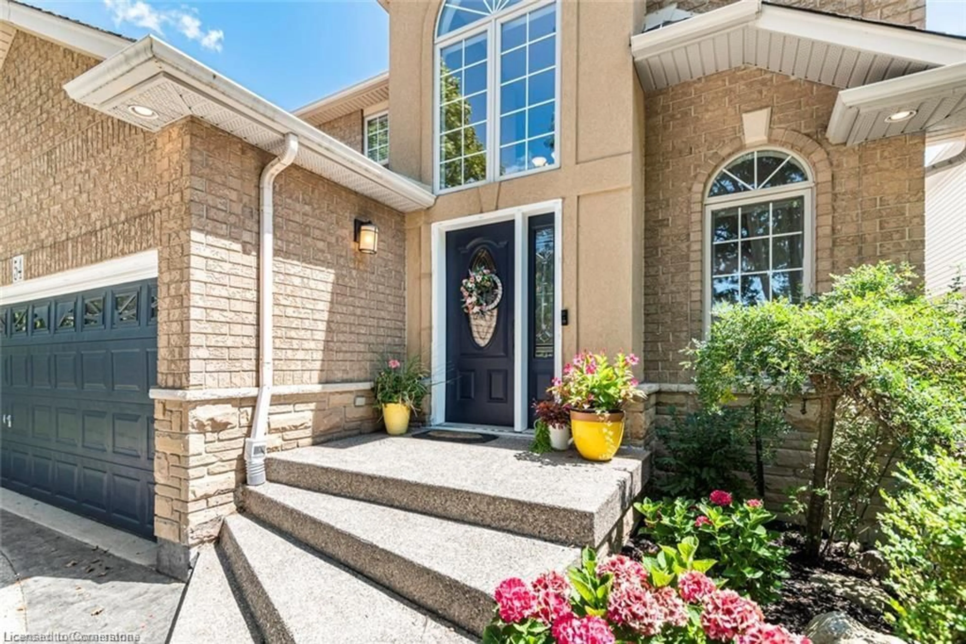 Home with brick exterior material, street for 54 Stonepine Cres, Hamilton Ontario L9C 7T7