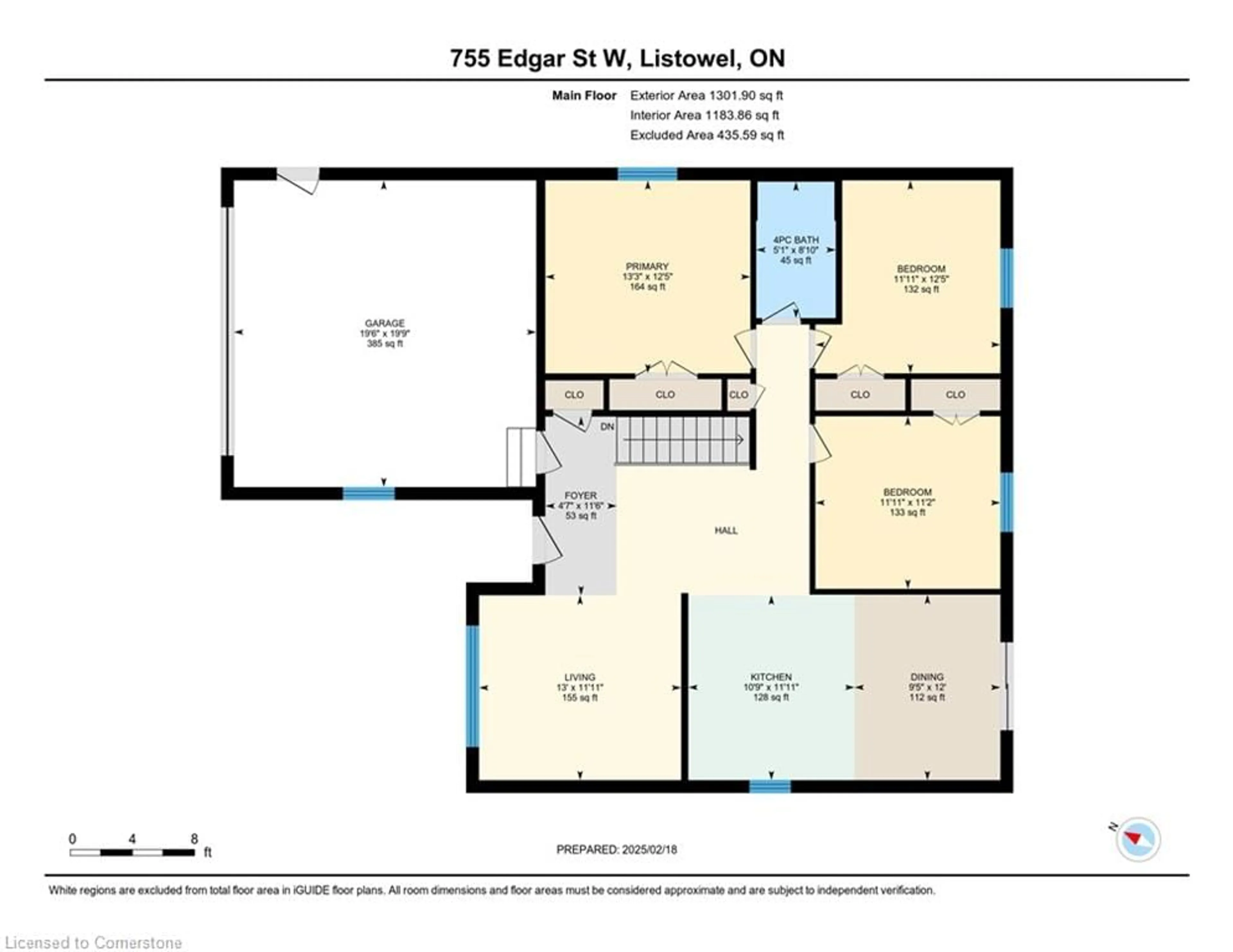 Floor plan for 755 Edgar St, Listowel Ontario N4W 3T8