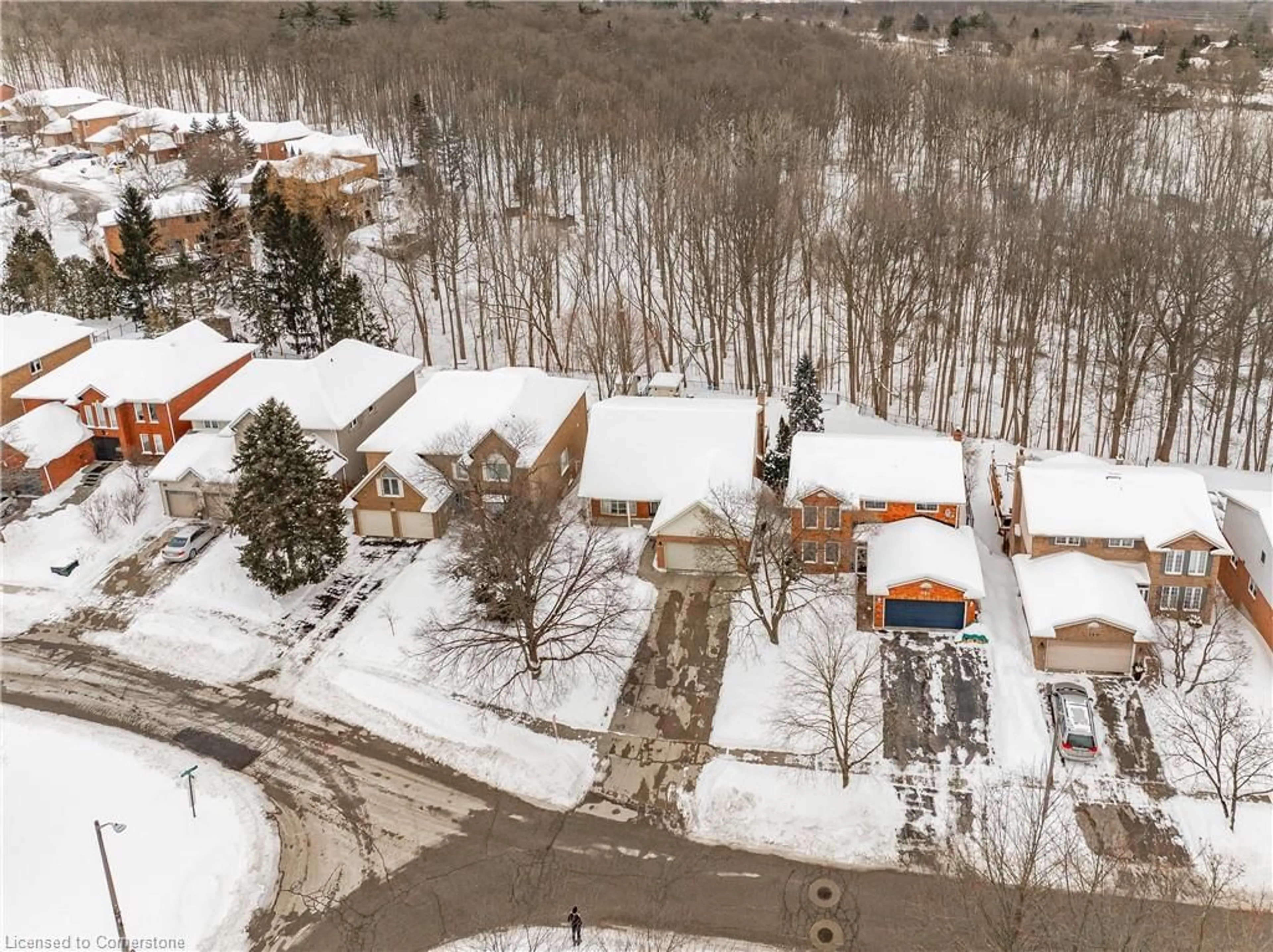 A pic from outside/outdoor area/front of a property/back of a property/a pic from drone, street for 119 Watsons Lane, Dundas Ontario L9H 6K9