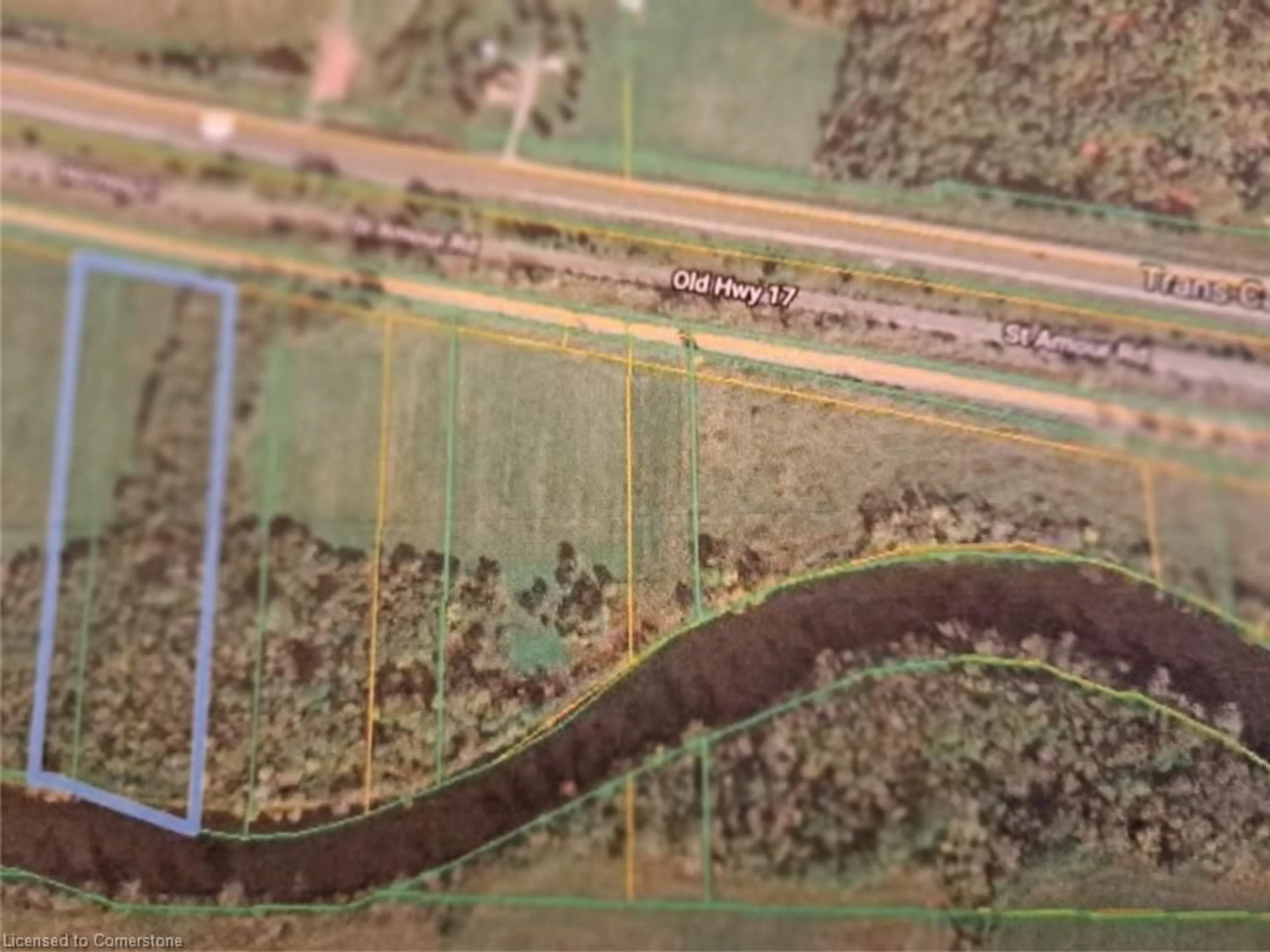 Picture of a map for 338 Old Hwy 17 Rd, Verner Ontario P0H 2M0