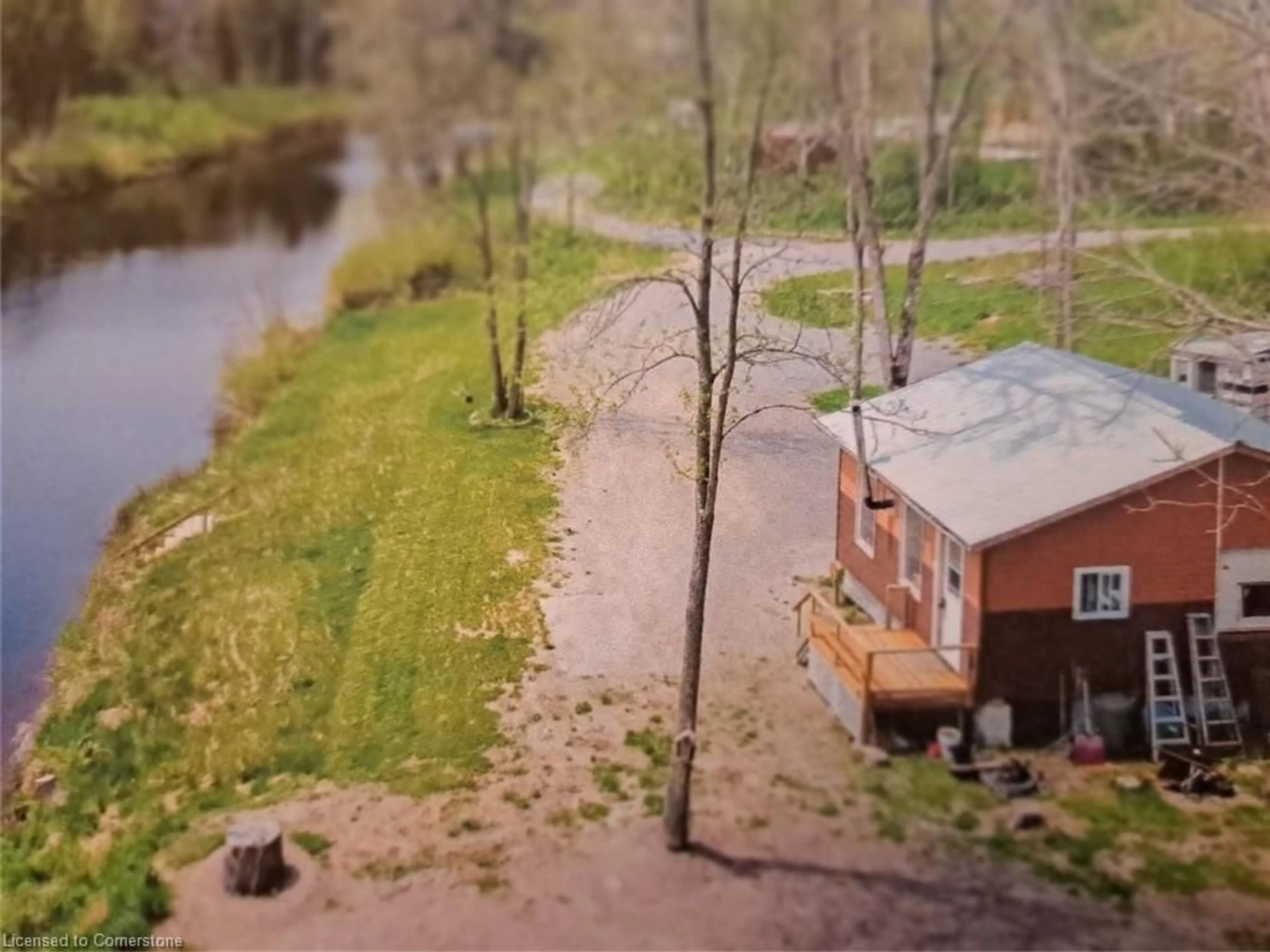 A pic from outside/outdoor area/front of a property/back of a property/a pic from drone, unknown for 338 Old Hwy 17 Rd, Verner Ontario P0H 2M0