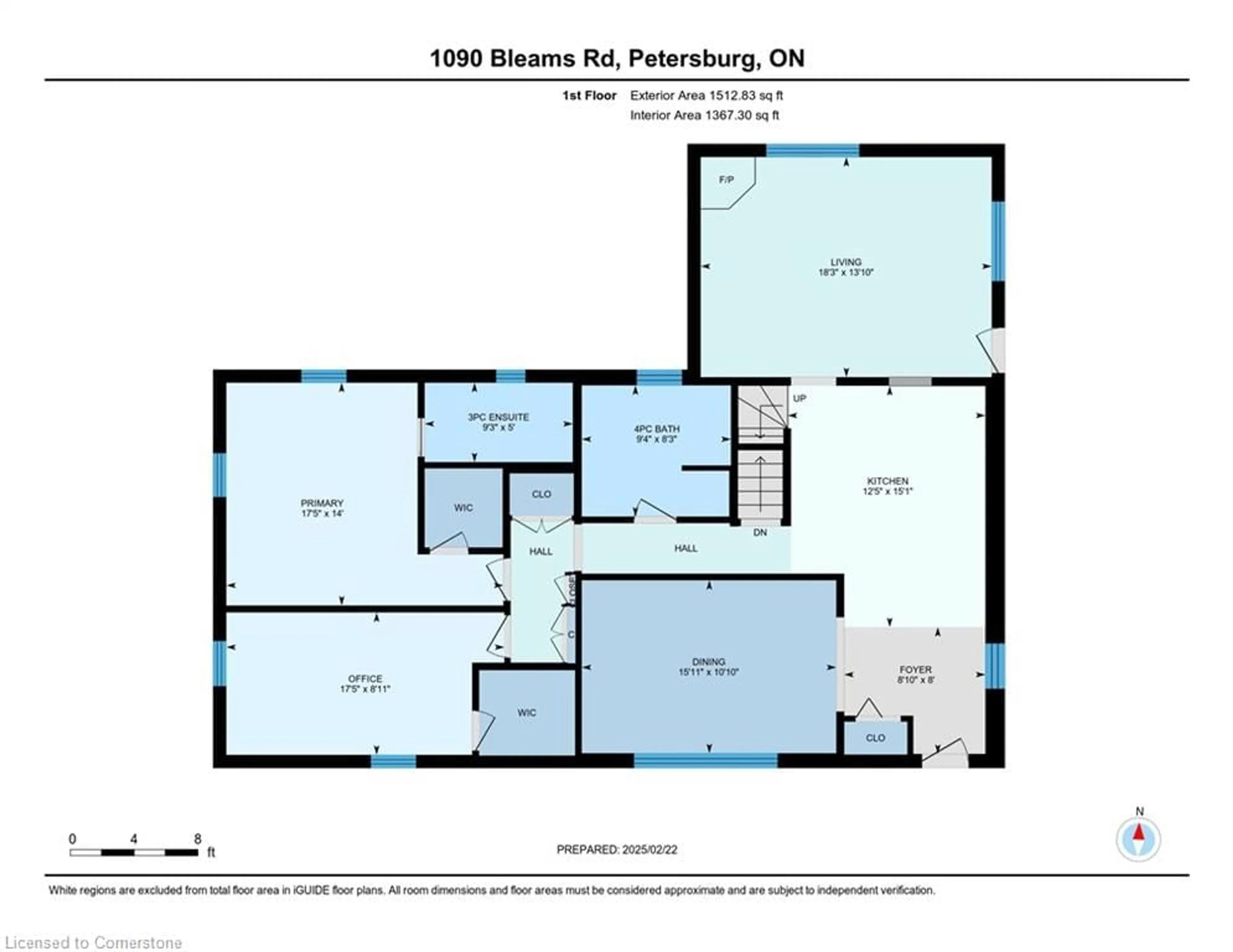 Floor plan for 1090 Bleams Rd, Mannheim Ontario N0B 2H0