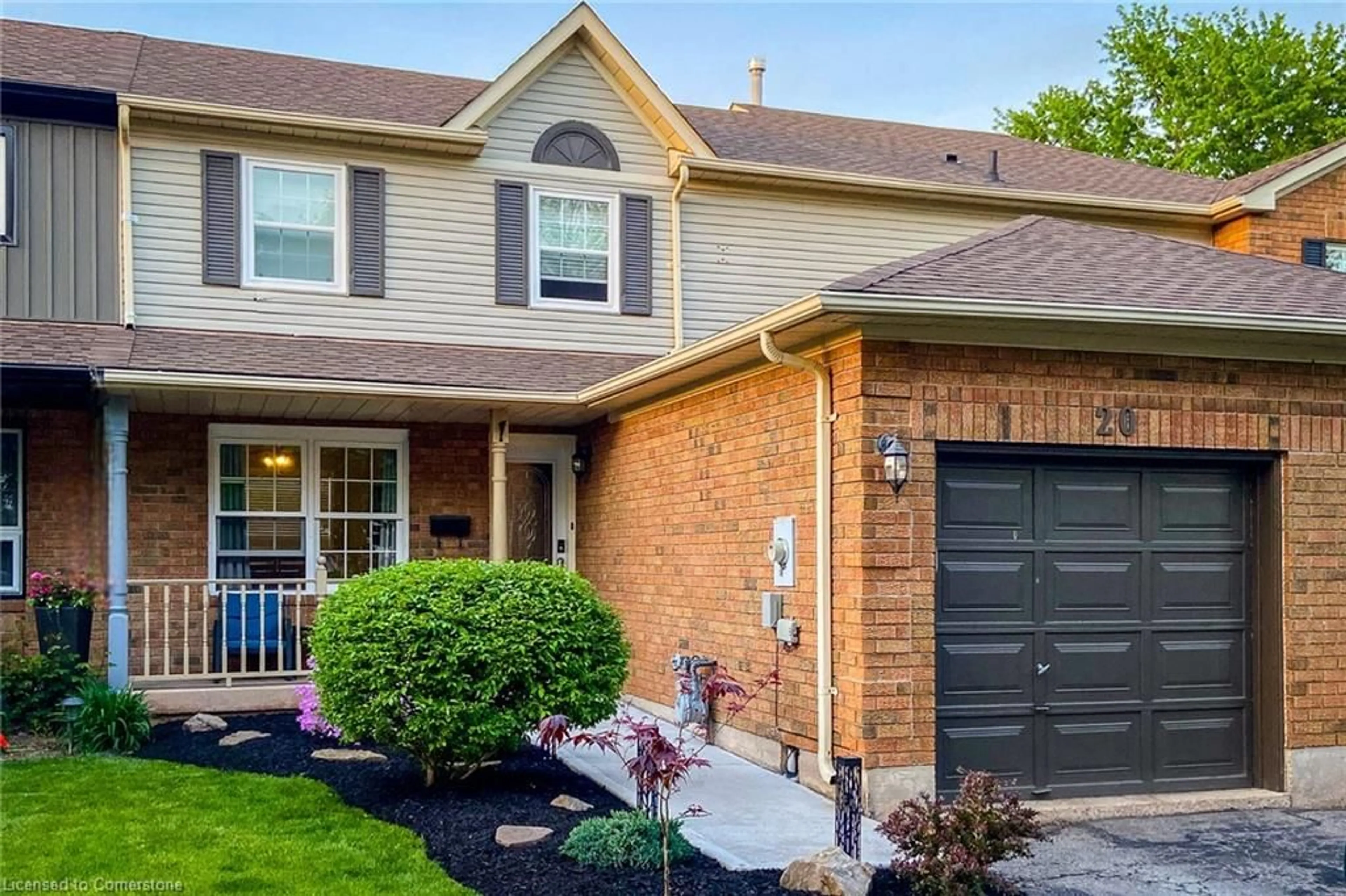 Home with brick exterior material, street for 20 Pleasant Grove Terr, Grimsby Ontario L3M 5G8