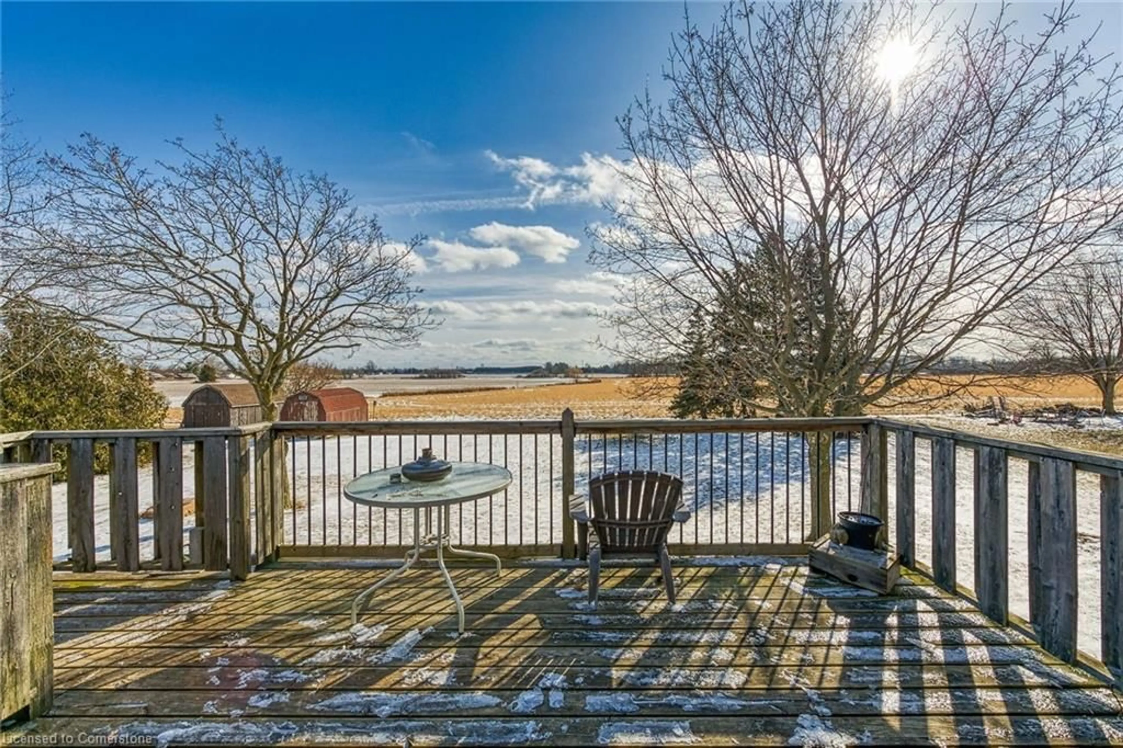 Patio, water/lake/river/ocean view for 25 Main Ave, Fisherville Ontario N0A 1G0