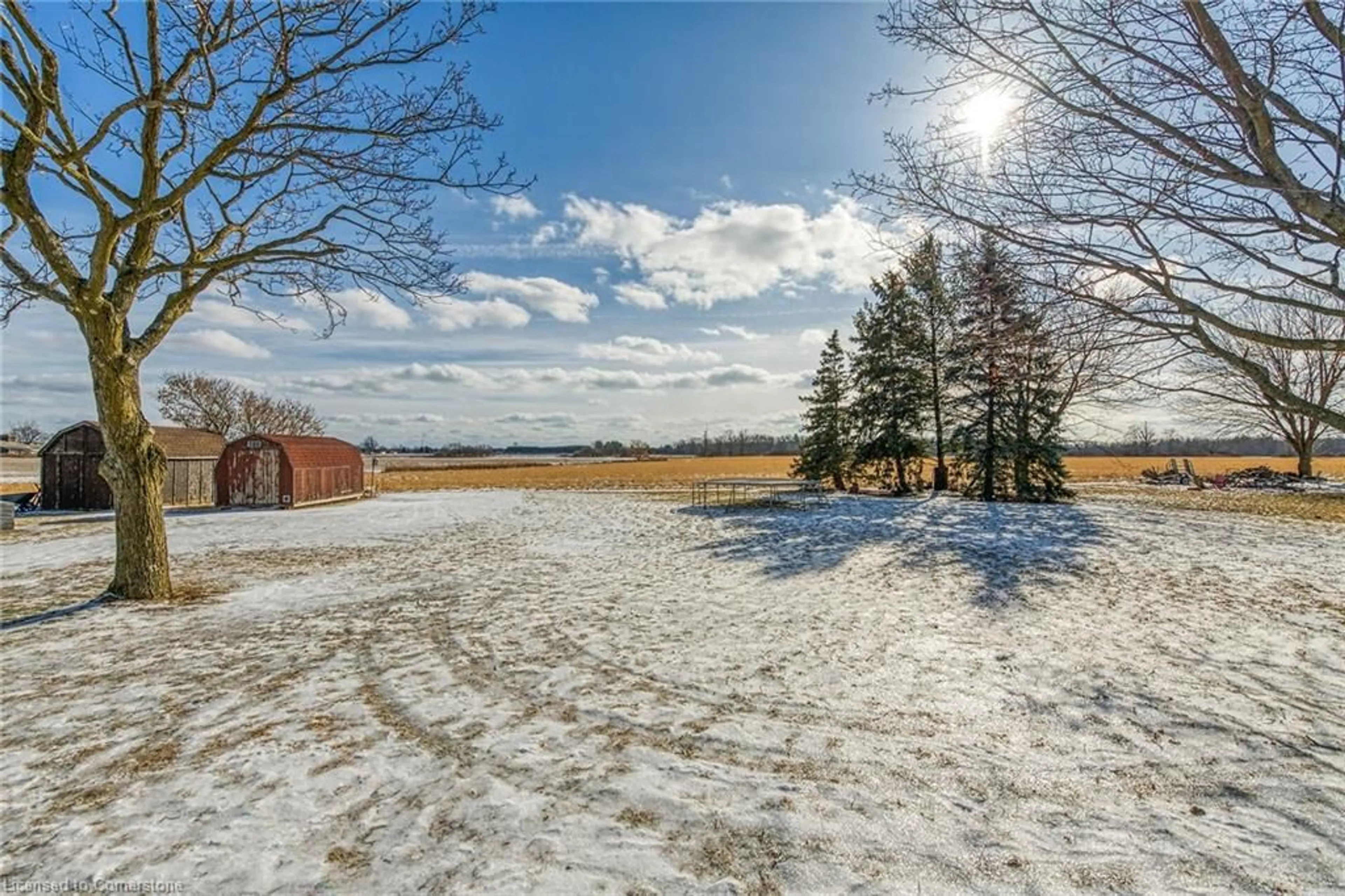 A pic from outside/outdoor area/front of a property/back of a property/a pic from drone, unknown for 25 Main Ave, Fisherville Ontario N0A 1G0