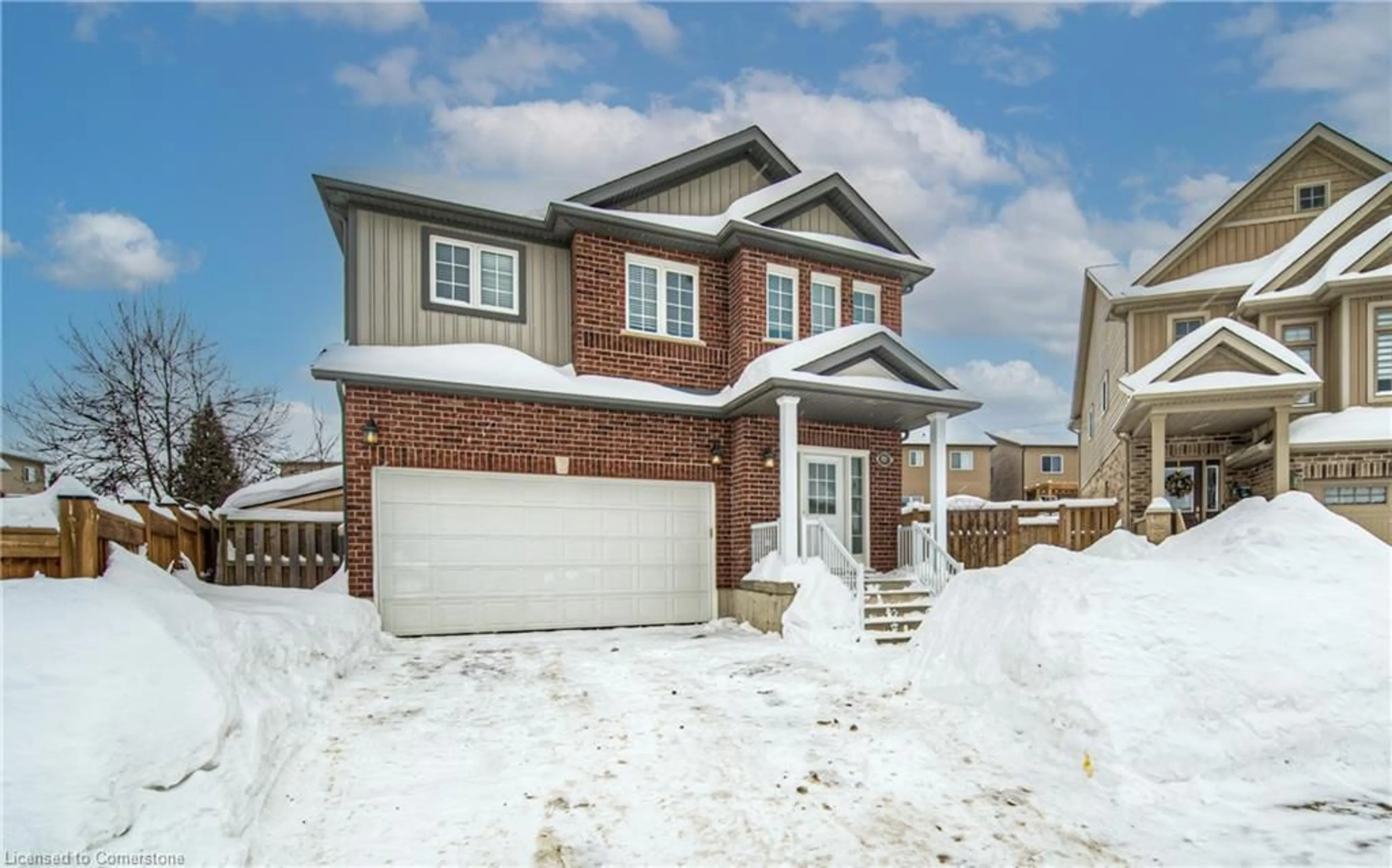 Home with brick exterior material, street for 955 Bianca Crt, Kitchener Ontario N2R 0A5