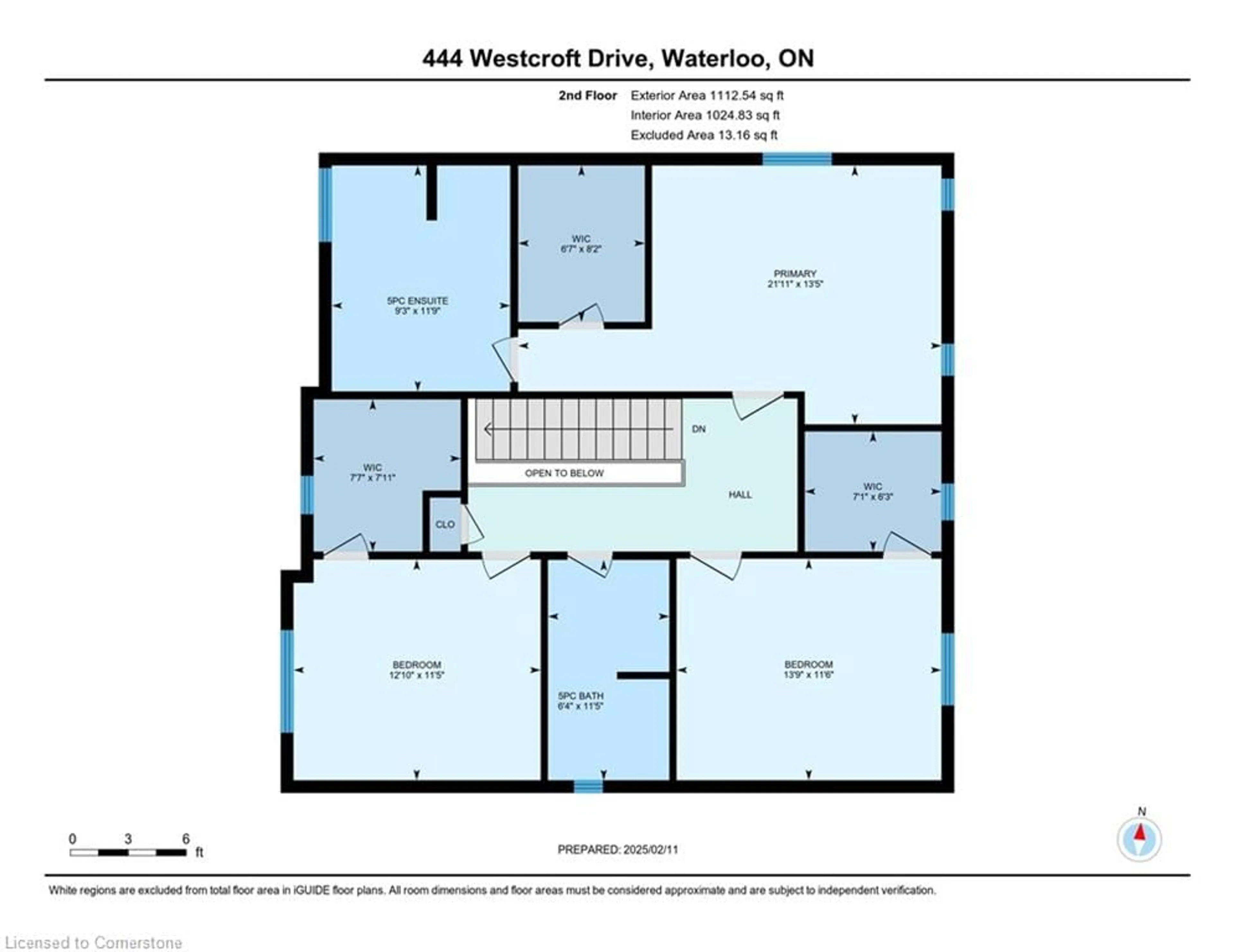 Floor plan for 444 Westcroft Dr, Waterloo Ontario N2T 2Z9