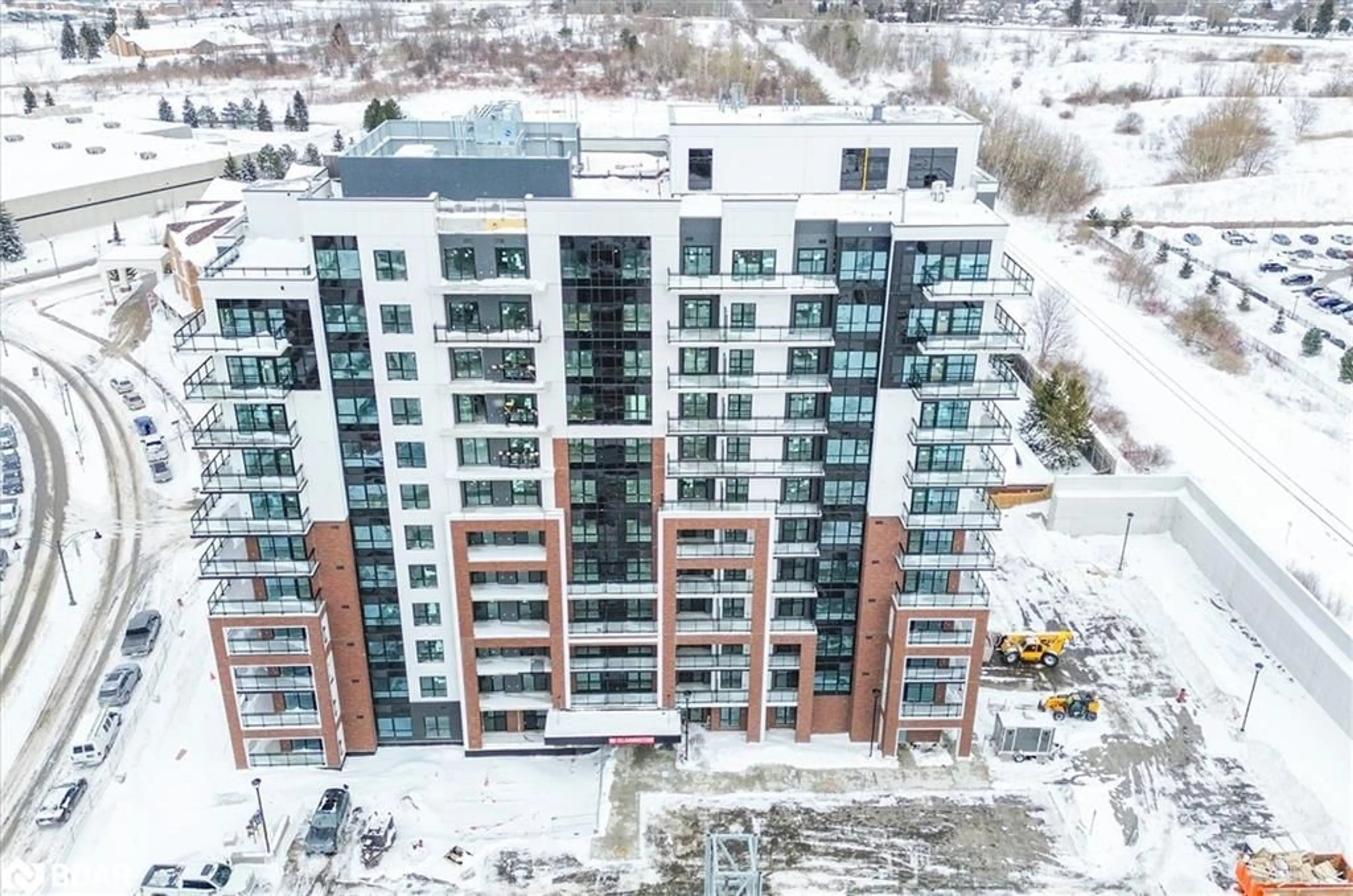 A pic from outside/outdoor area/front of a property/back of a property/a pic from drone, building for 55 Clarington Blvd #303, Bowmanville Ontario L1C 7J4