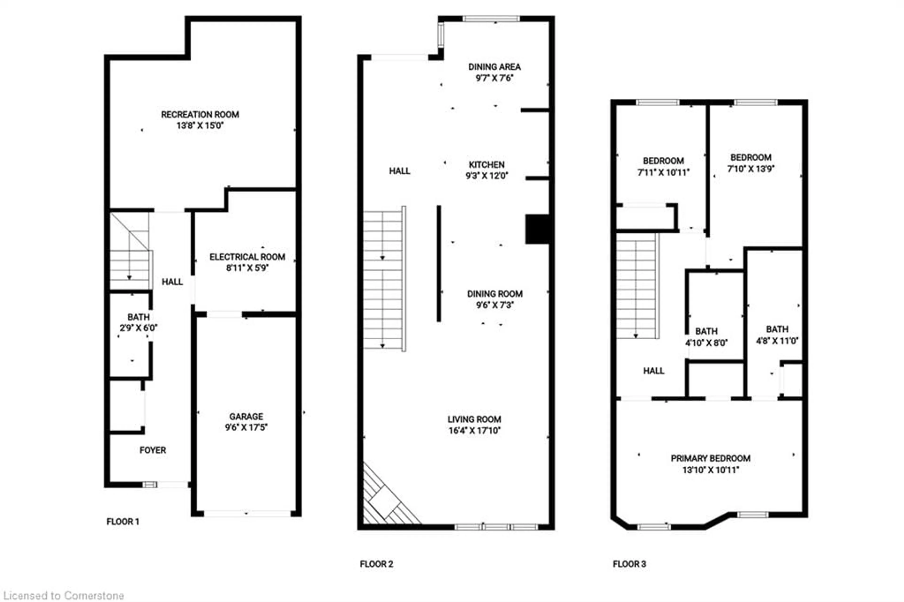 Floor plan for 26 Moss Blvd #32, Dundas Ontario L9H 6W7