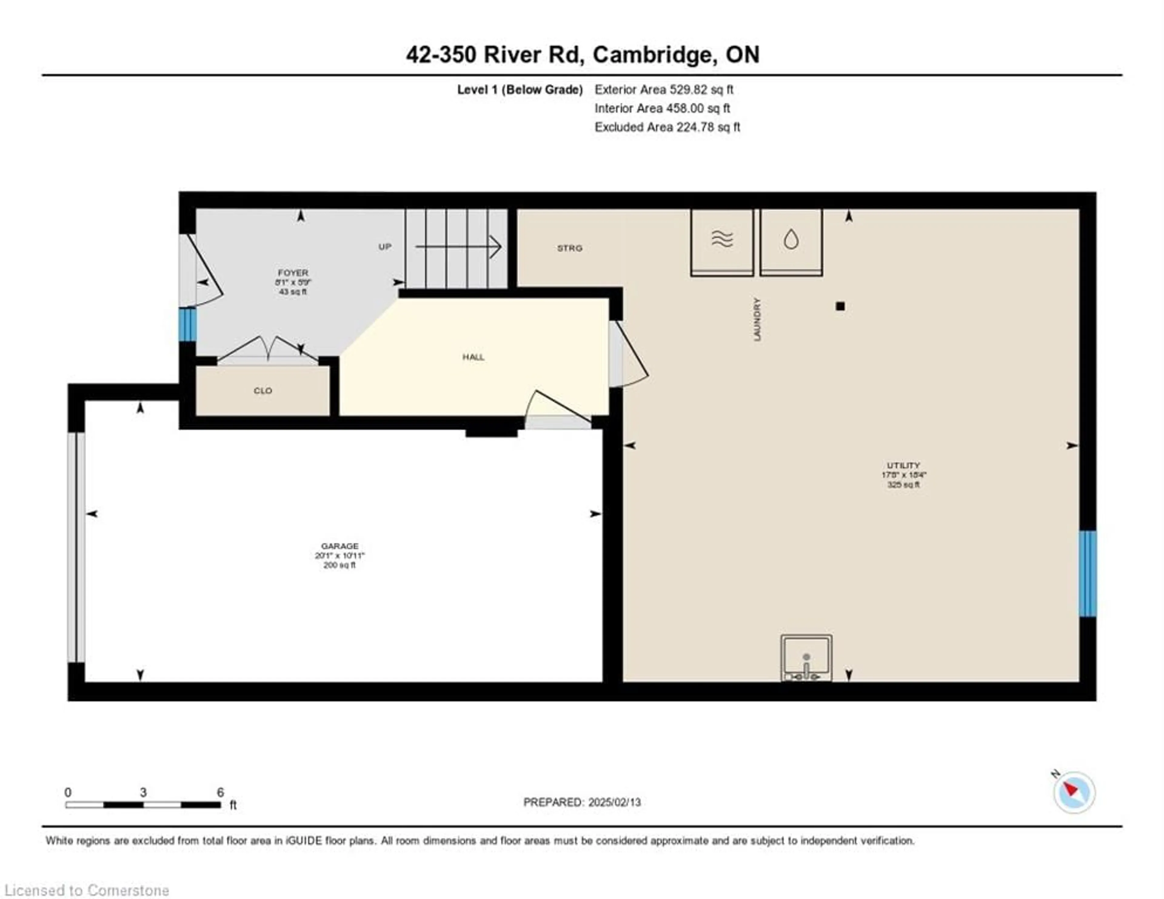 Floor plan for 350 River Road Rd #42, Cambridge Ontario N3C 2B7