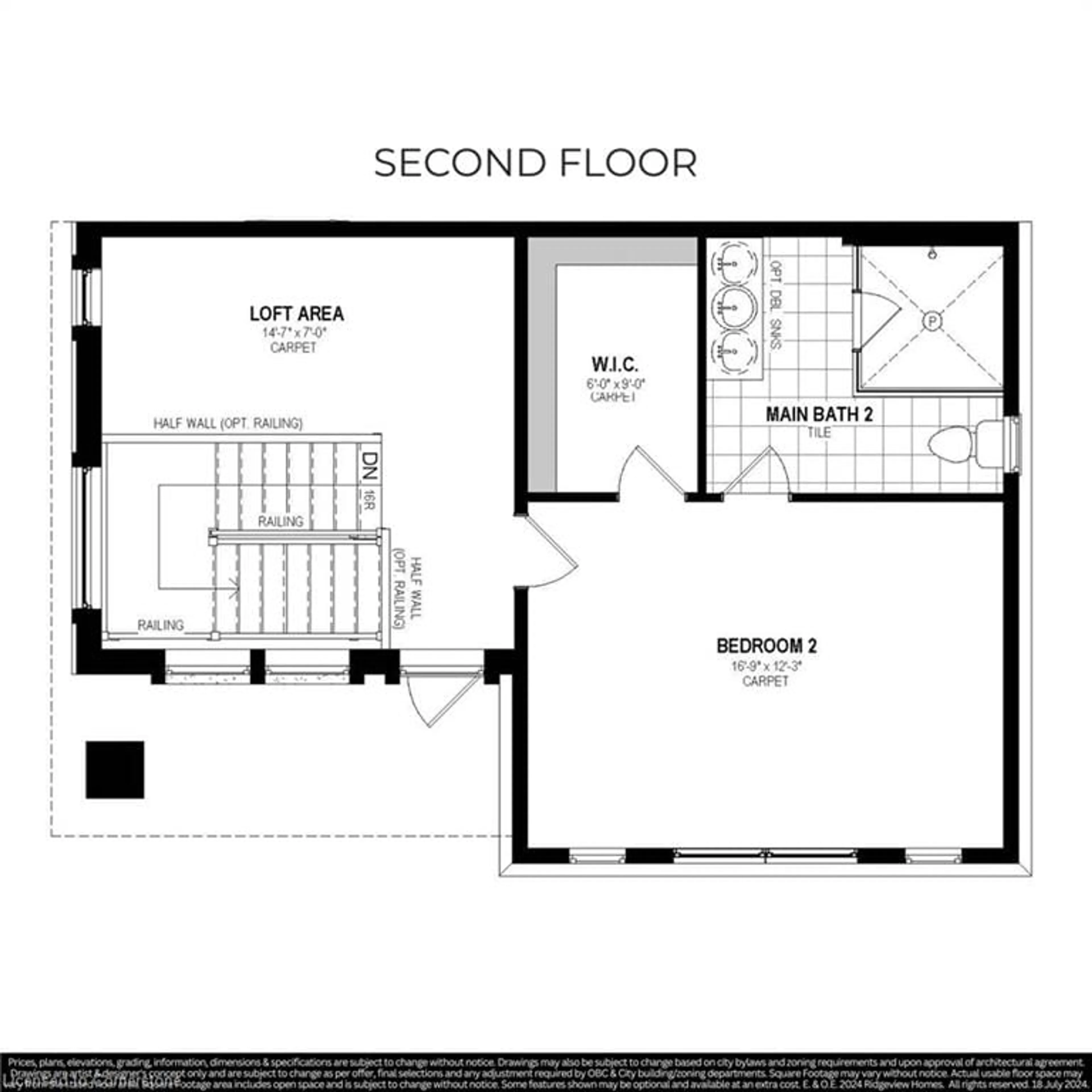 Floor plan for LOT 23 Rivergreen Cres, Cambridge Ontario N1S 0E5