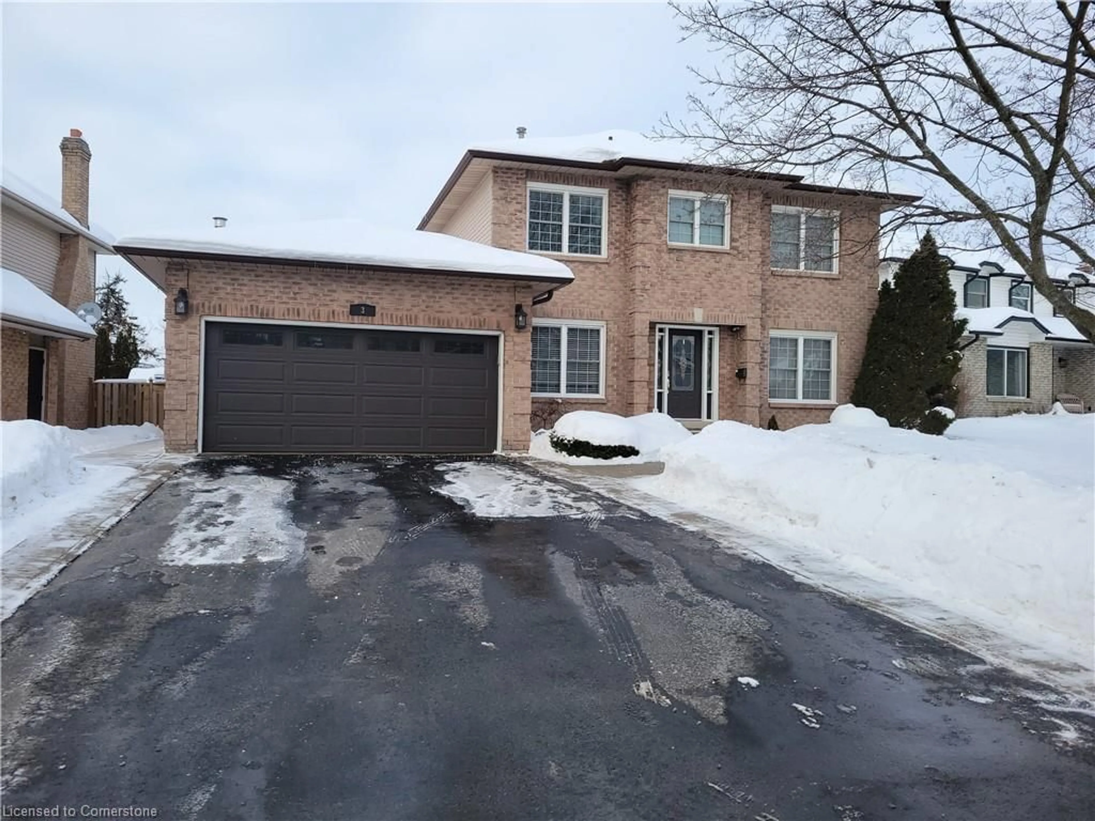 Home with brick exterior material, street for 3 Suter Cres, Dundas Ontario L9H 6R6